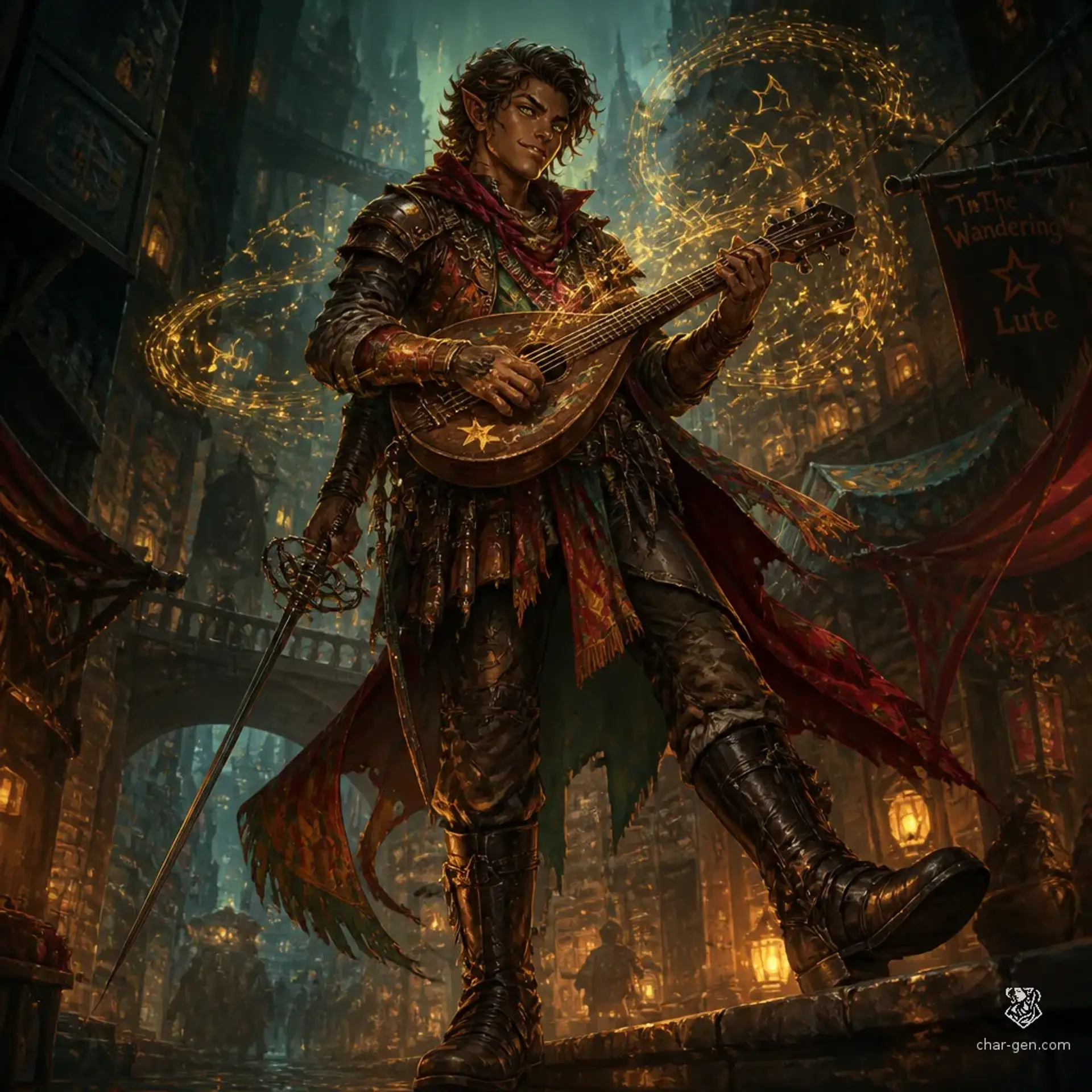 Jobyn - AI-generated fantasy Character