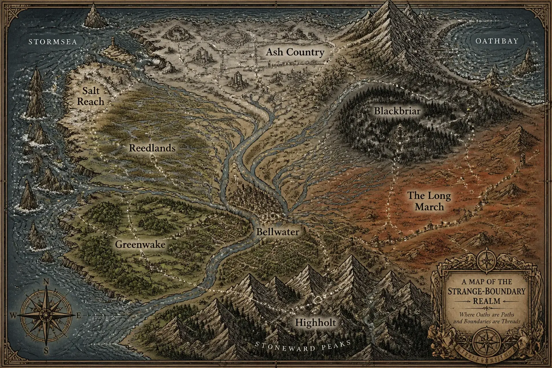 Oathmere - AI-generated fantasy World