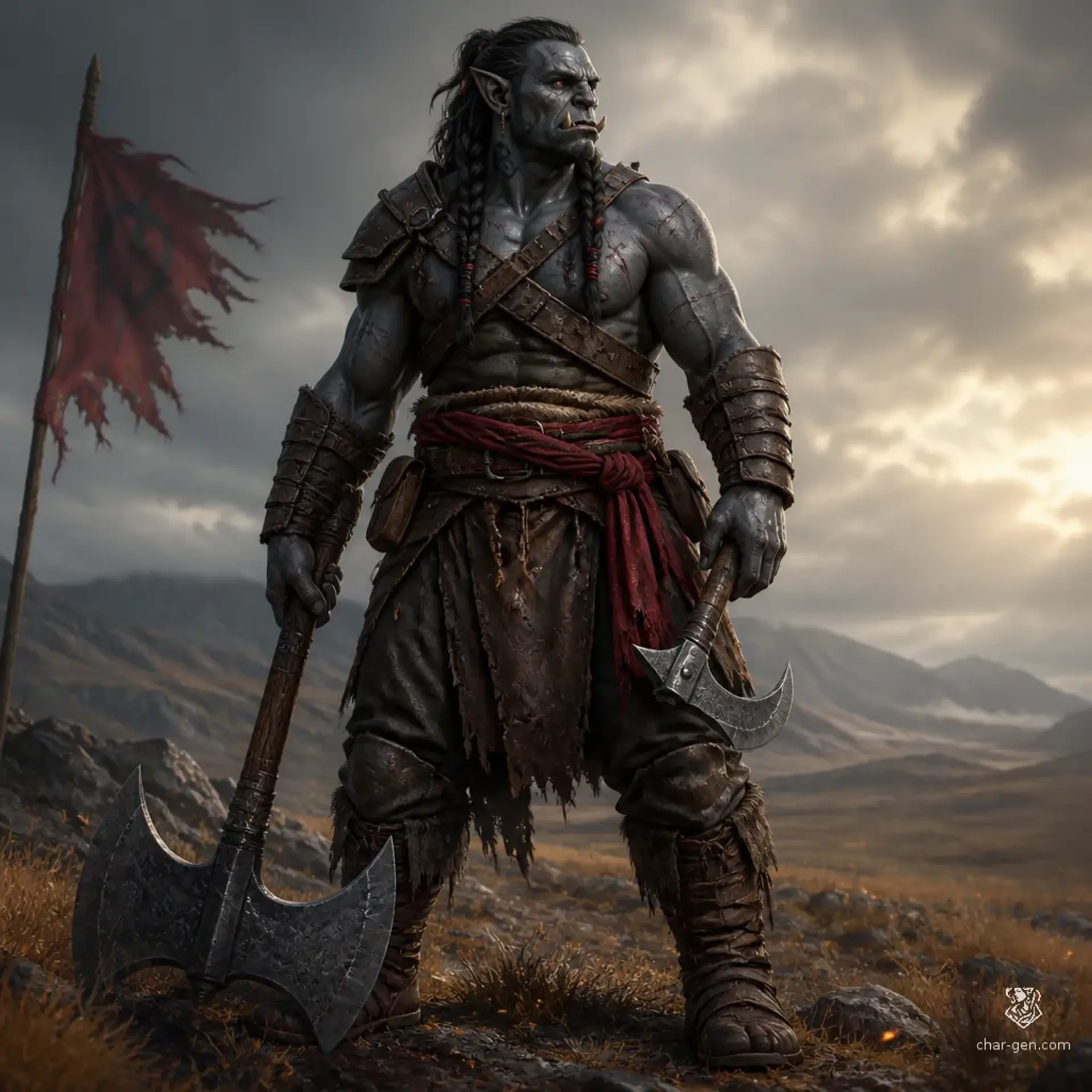 Kogta - AI-generated fantasy Character
