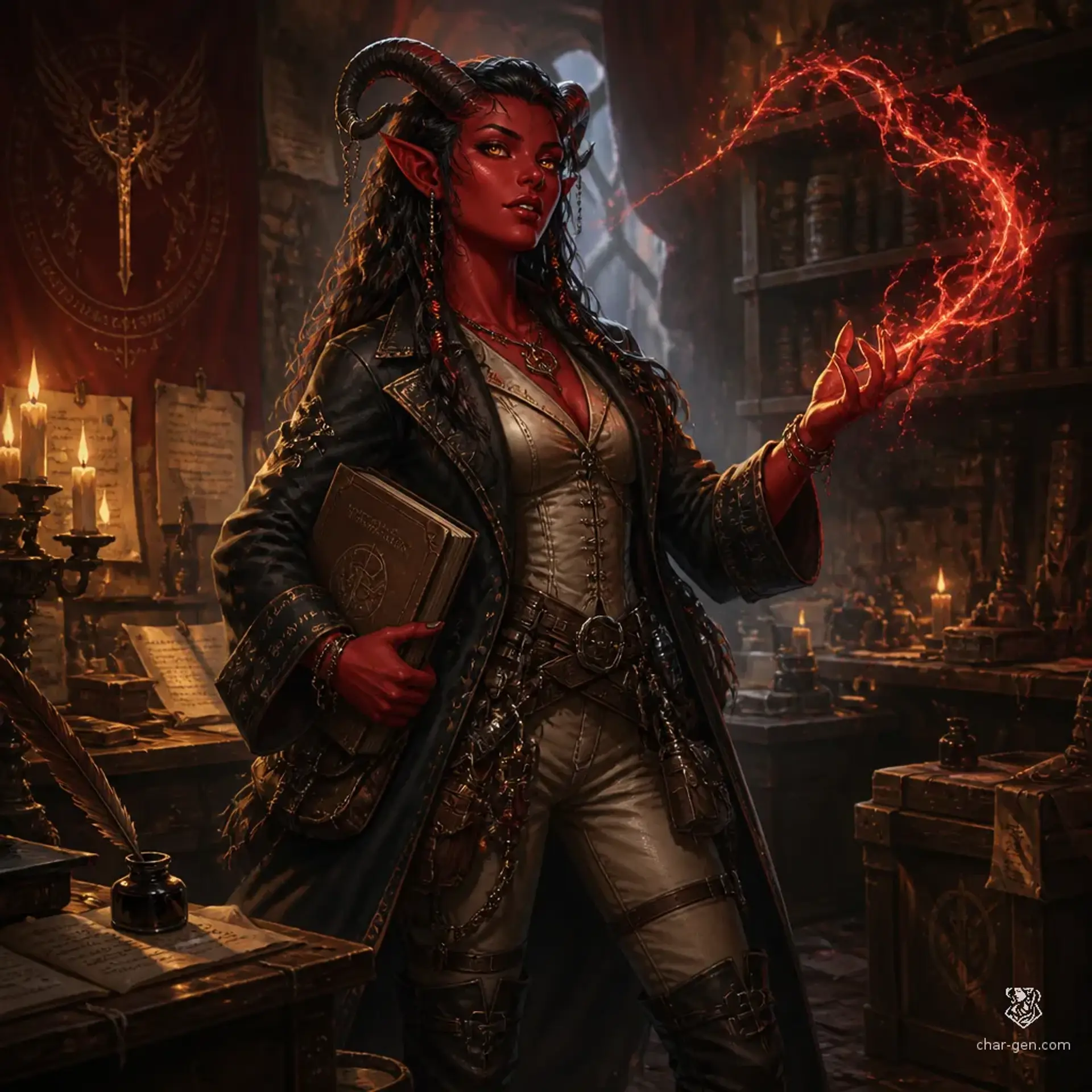 Arasha - AI-generated fantasy Character