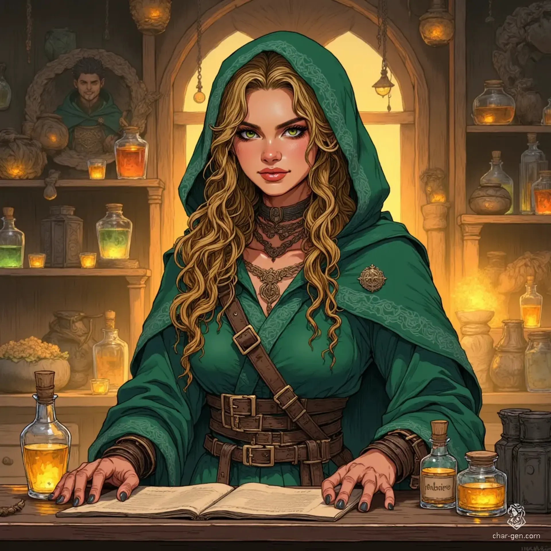 The Arcane Browsing Nook - AI-generated fantasy Shop