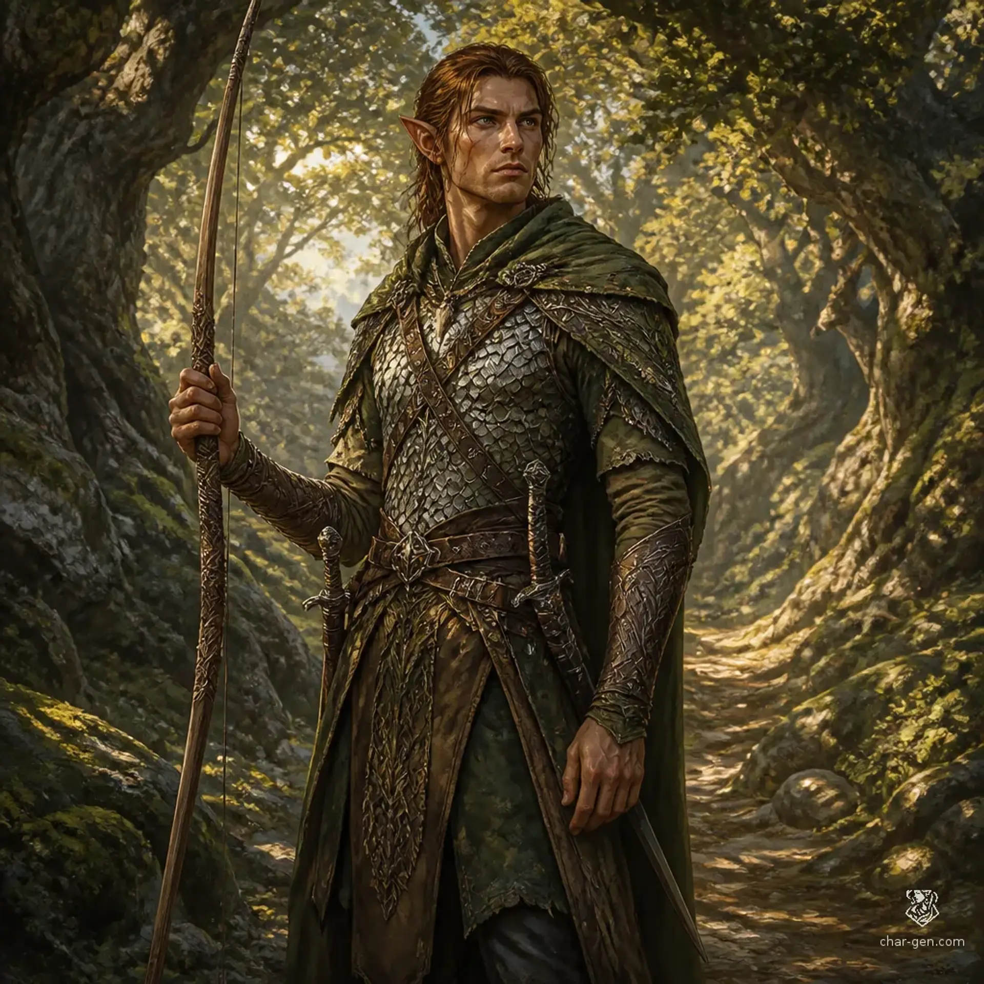 Sylvarin Thistledown - AI-generated fantasy Character
