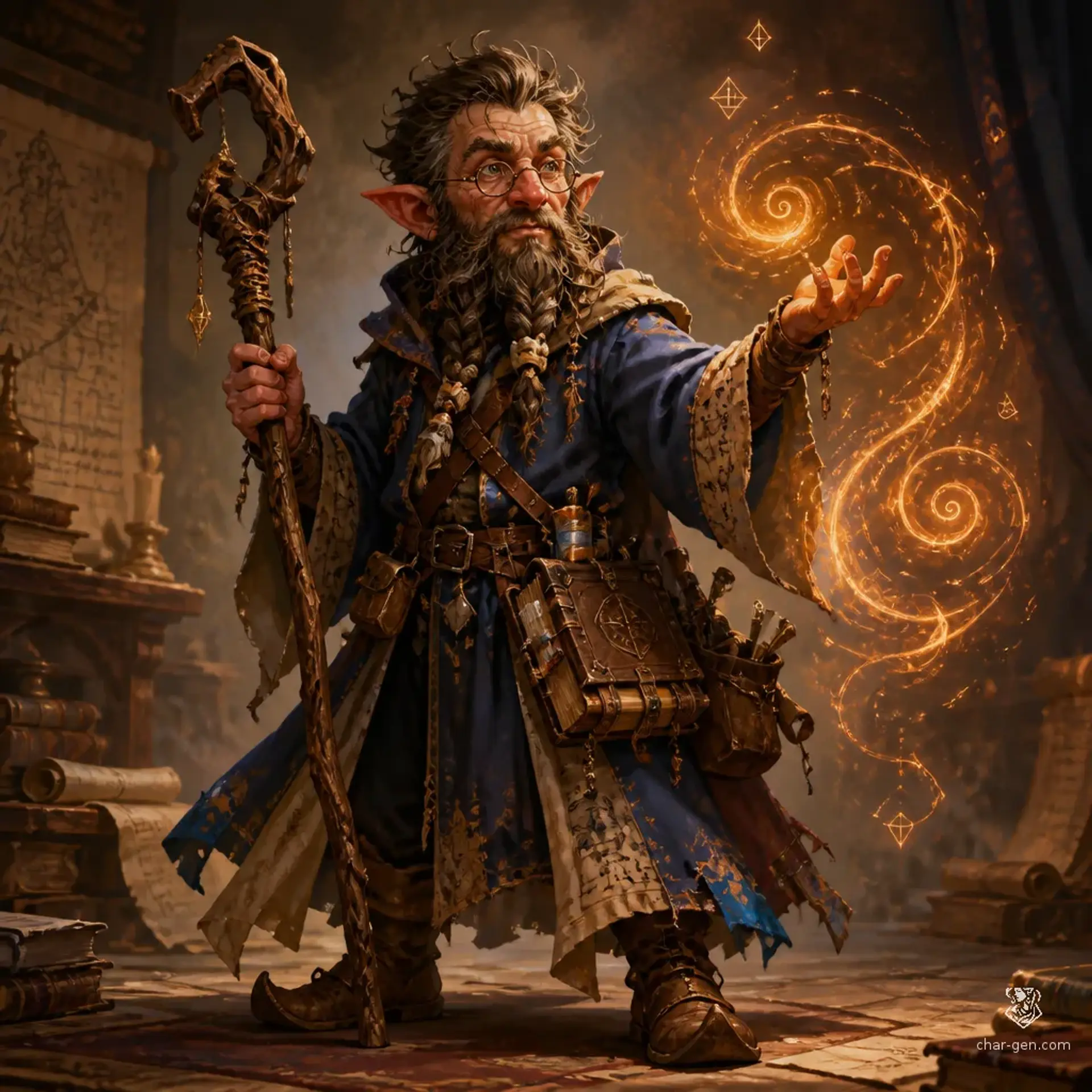Farbis Shortbrand - AI-generated fantasy Character