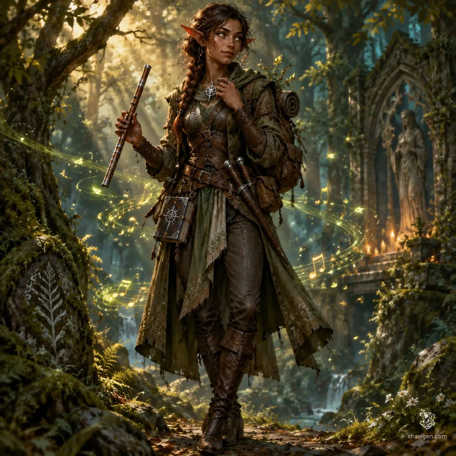 melisma thyme - AI-generated fantasy Character