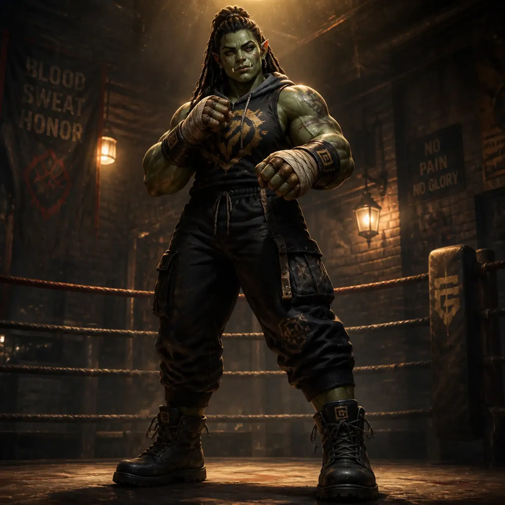 Brakka Ironjaw - AI-generated fantasy Character