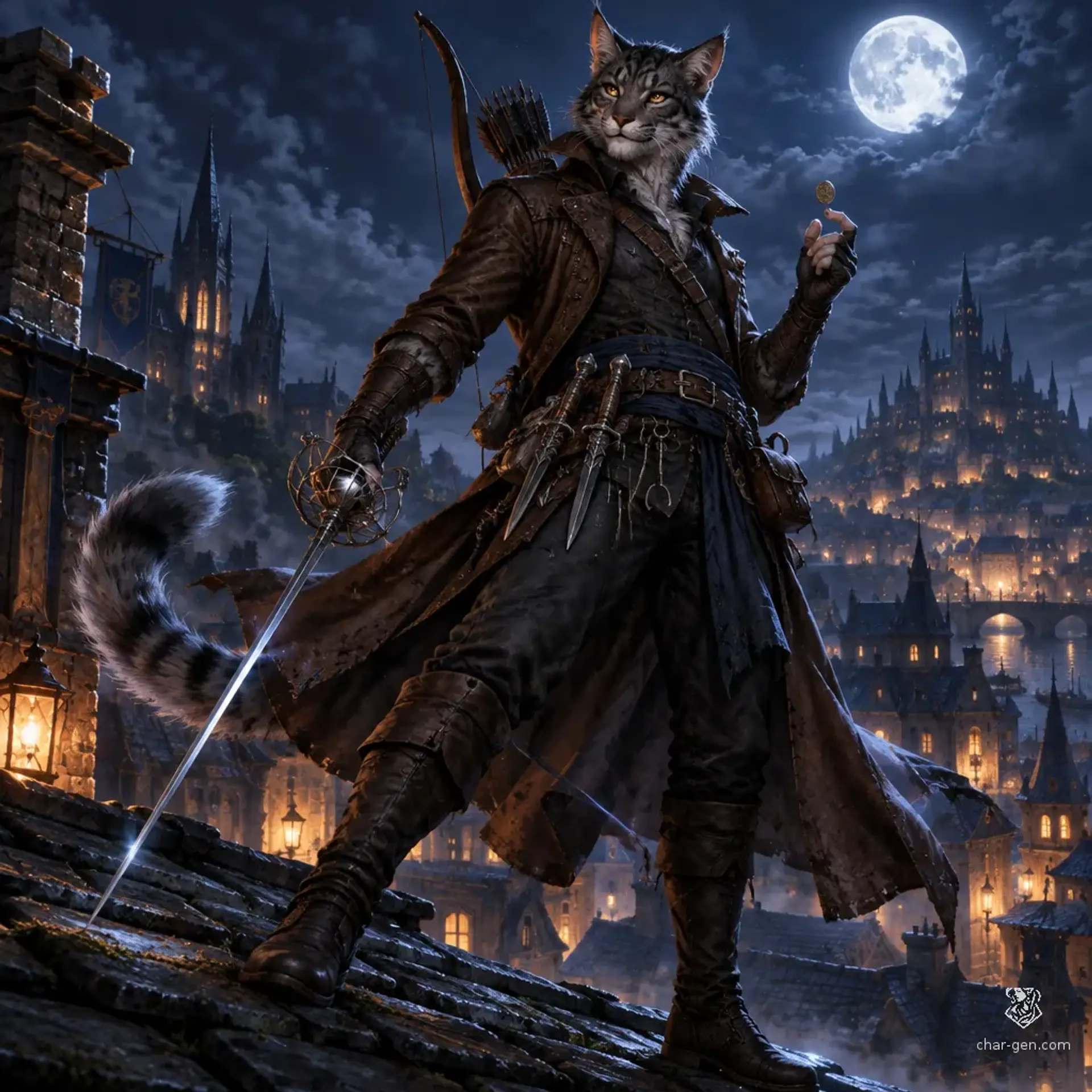 Silvester - AI-generated fantasy Character