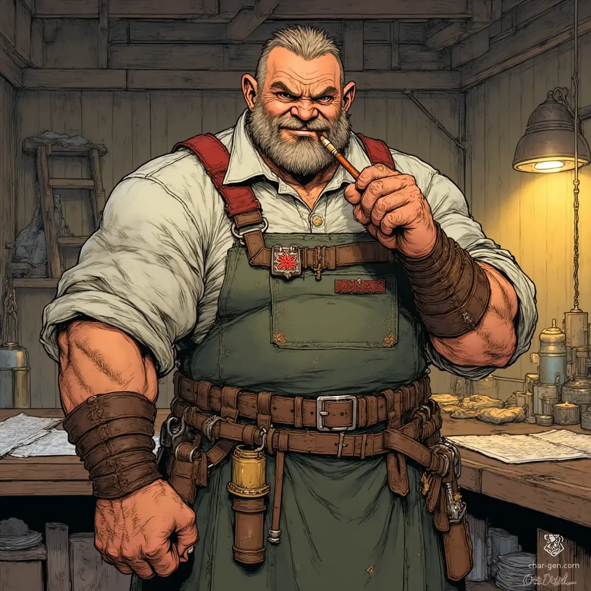 Akamido Telvern - AI-generated fantasy NPC