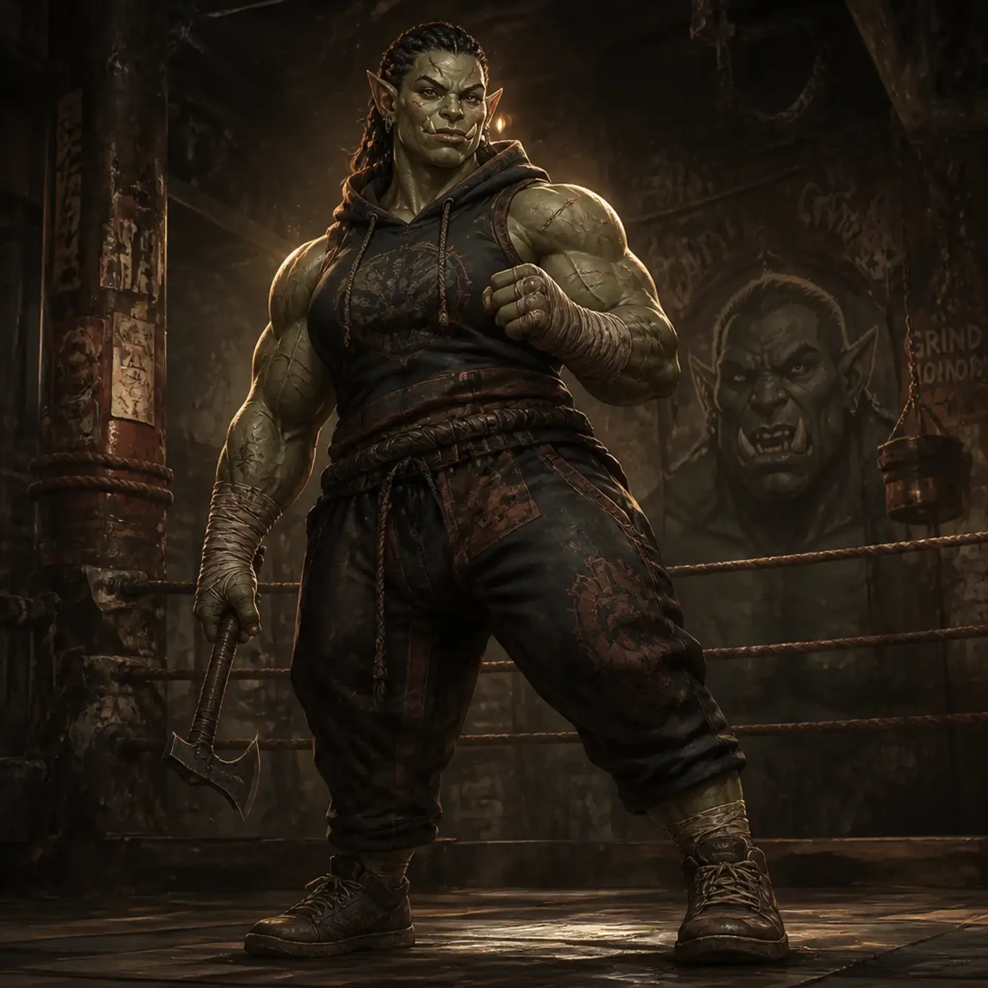 Grakka Ironjaw - AI-generated fantasy Character