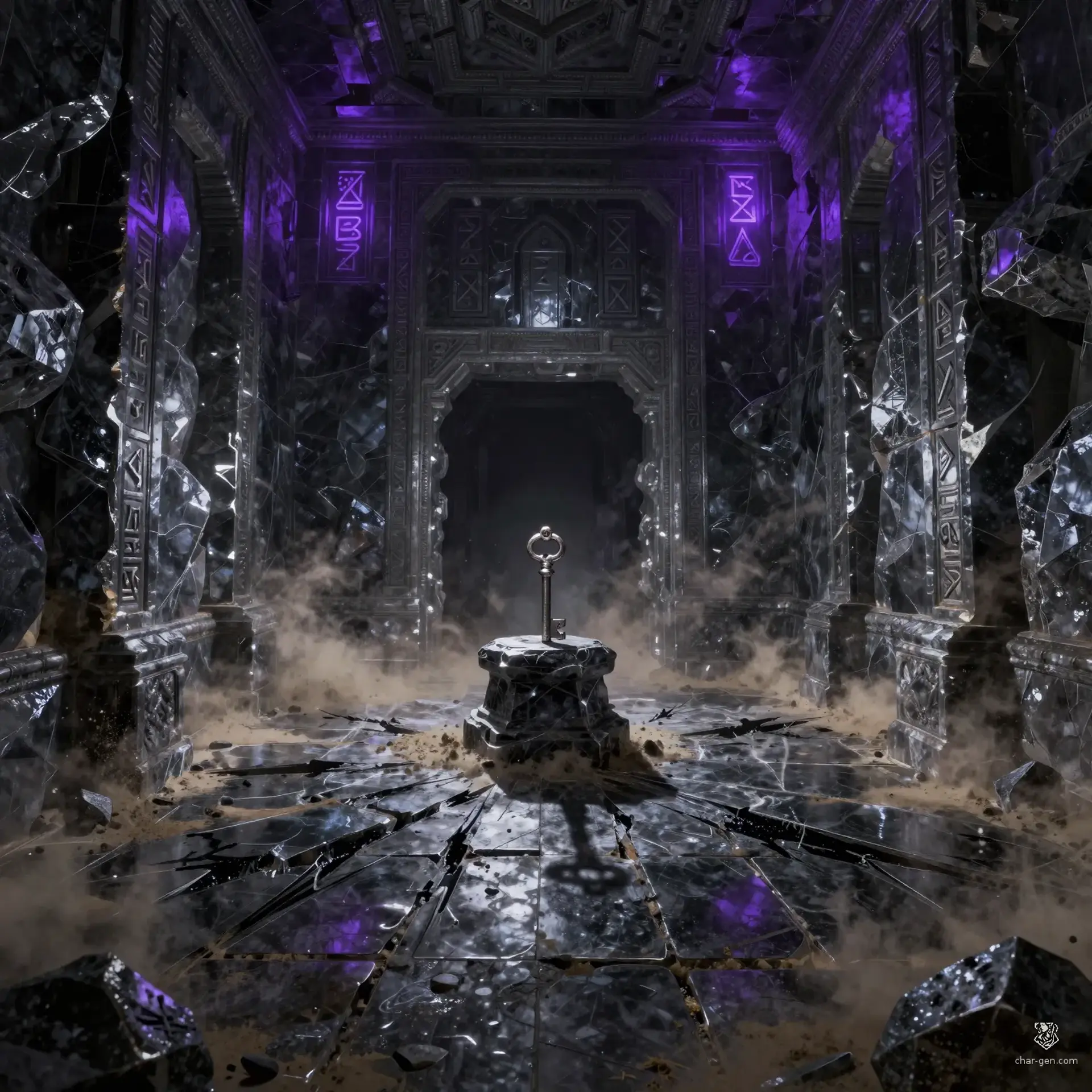 The Maw of Diminishing Space - AI-generated fantasy Hazard