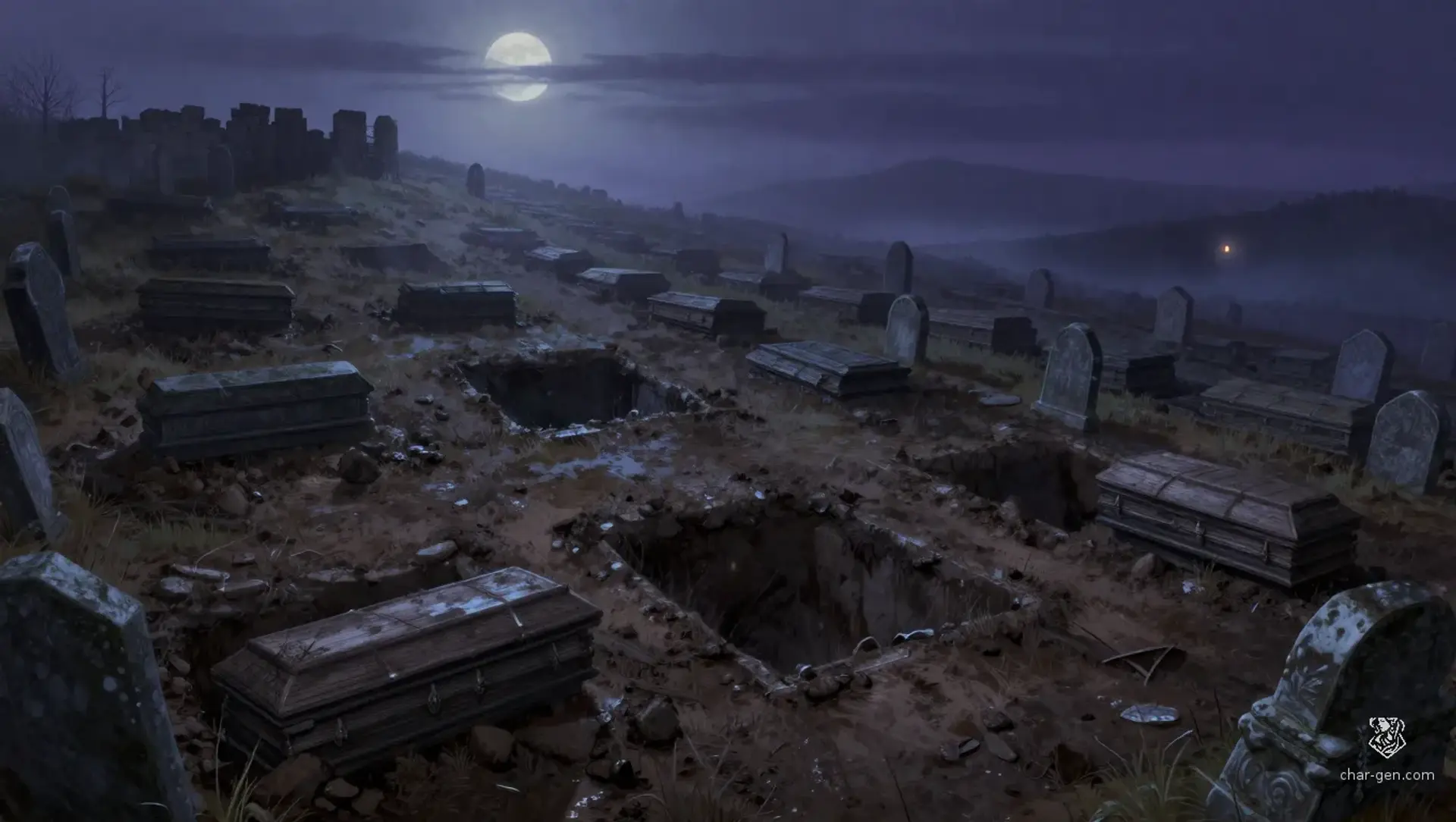 The Open Graves - AI-generated fantasy Quest