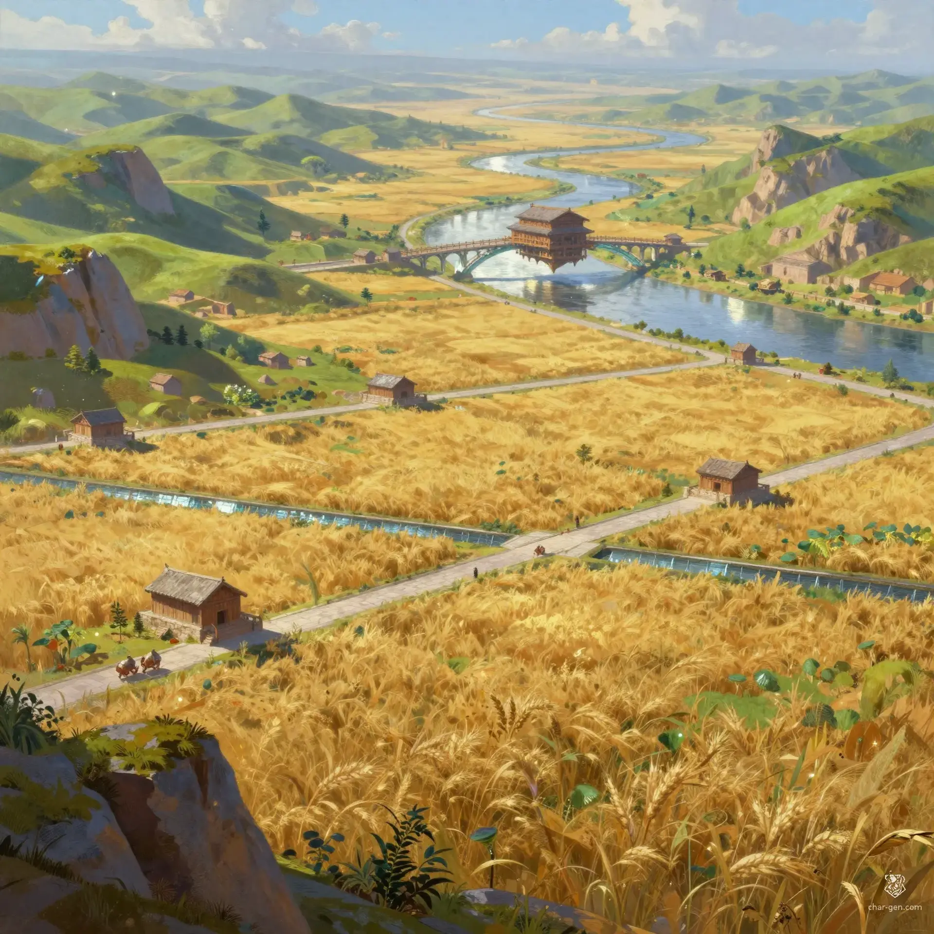 Valmora - AI-generated fantasy Region