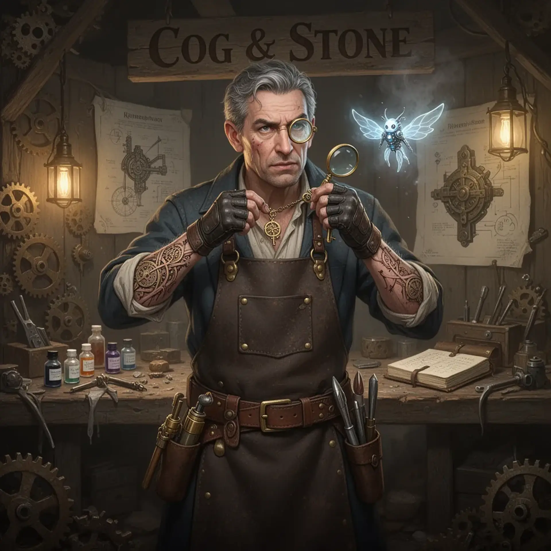 Brennan Copperwright - AI-generated fantasy NPC