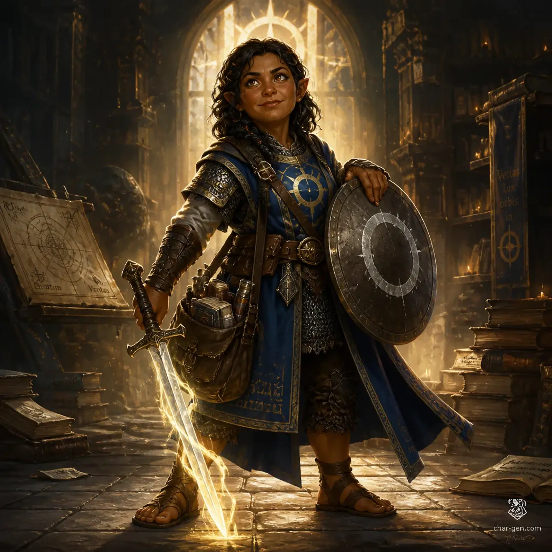 Kaldra - AI-generated fantasy Character