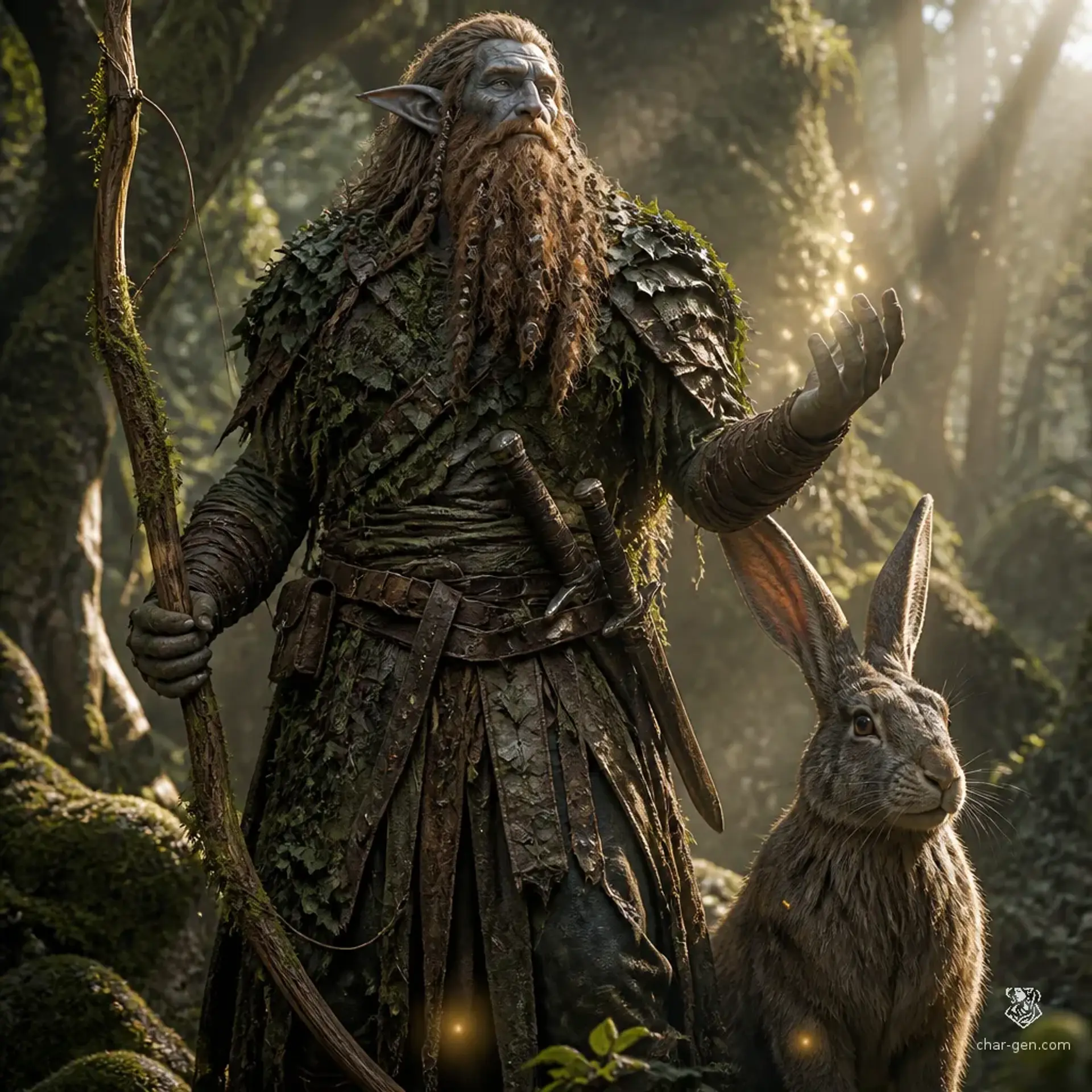 Hassfird - AI-generated fantasy Character
