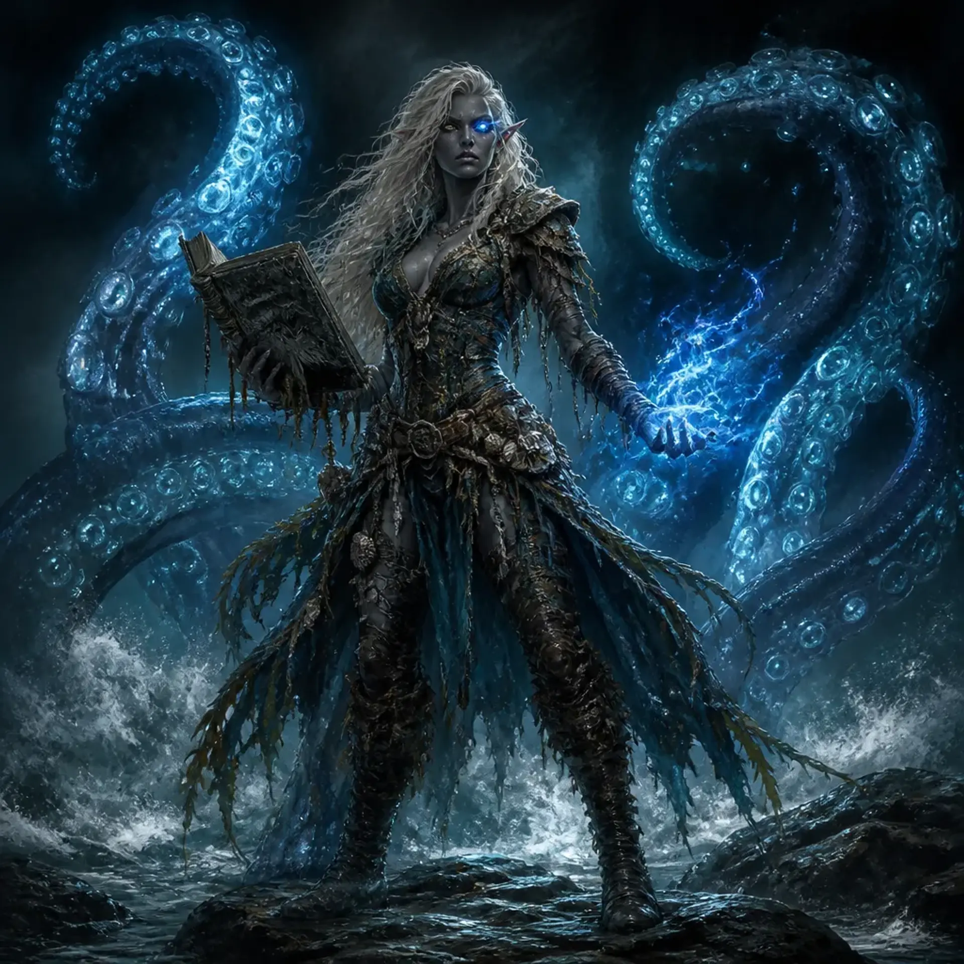 Elara Storm-Eye Vane - AI-generated fantasy Character