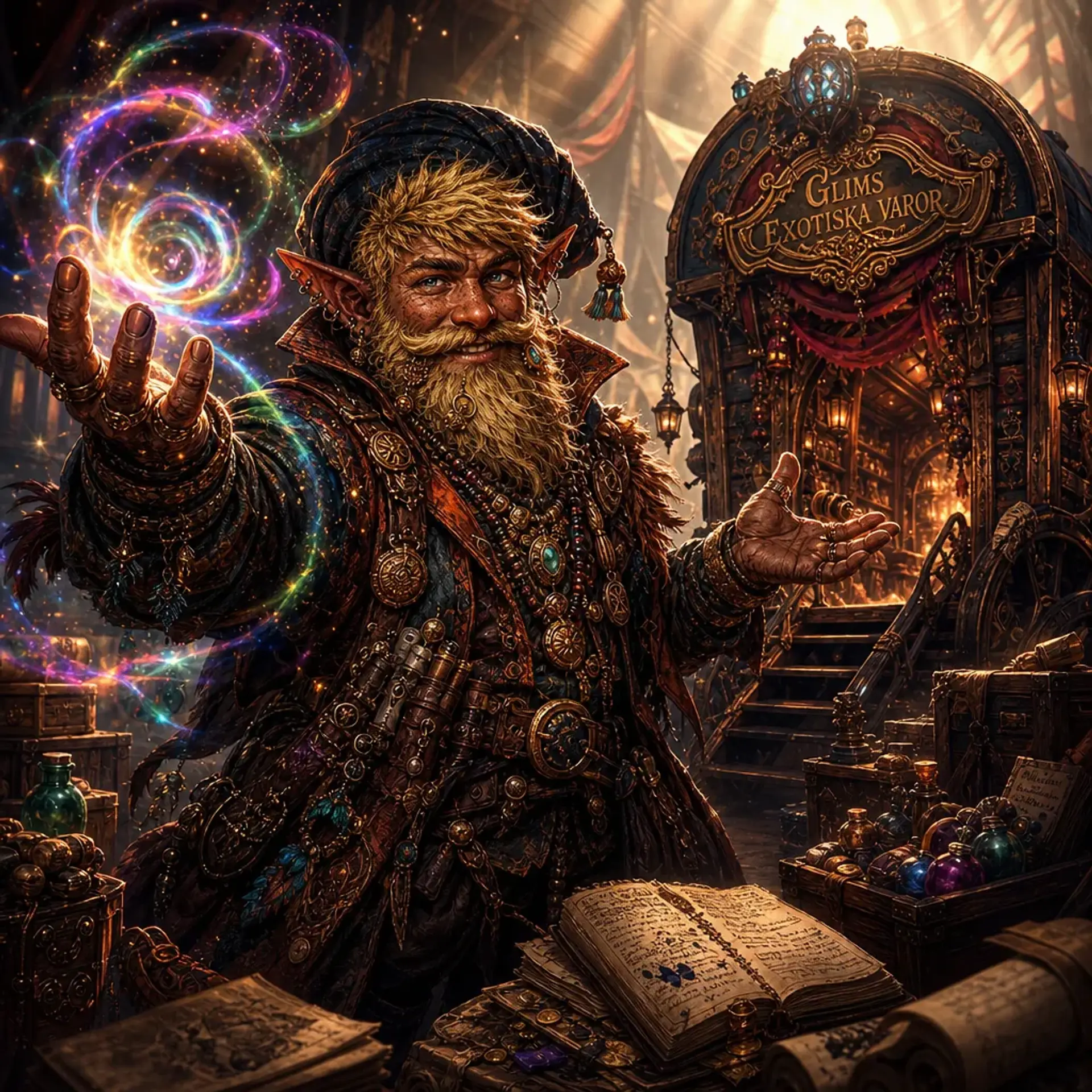 Glim Gormadock - AI-generated fantasy NPC
