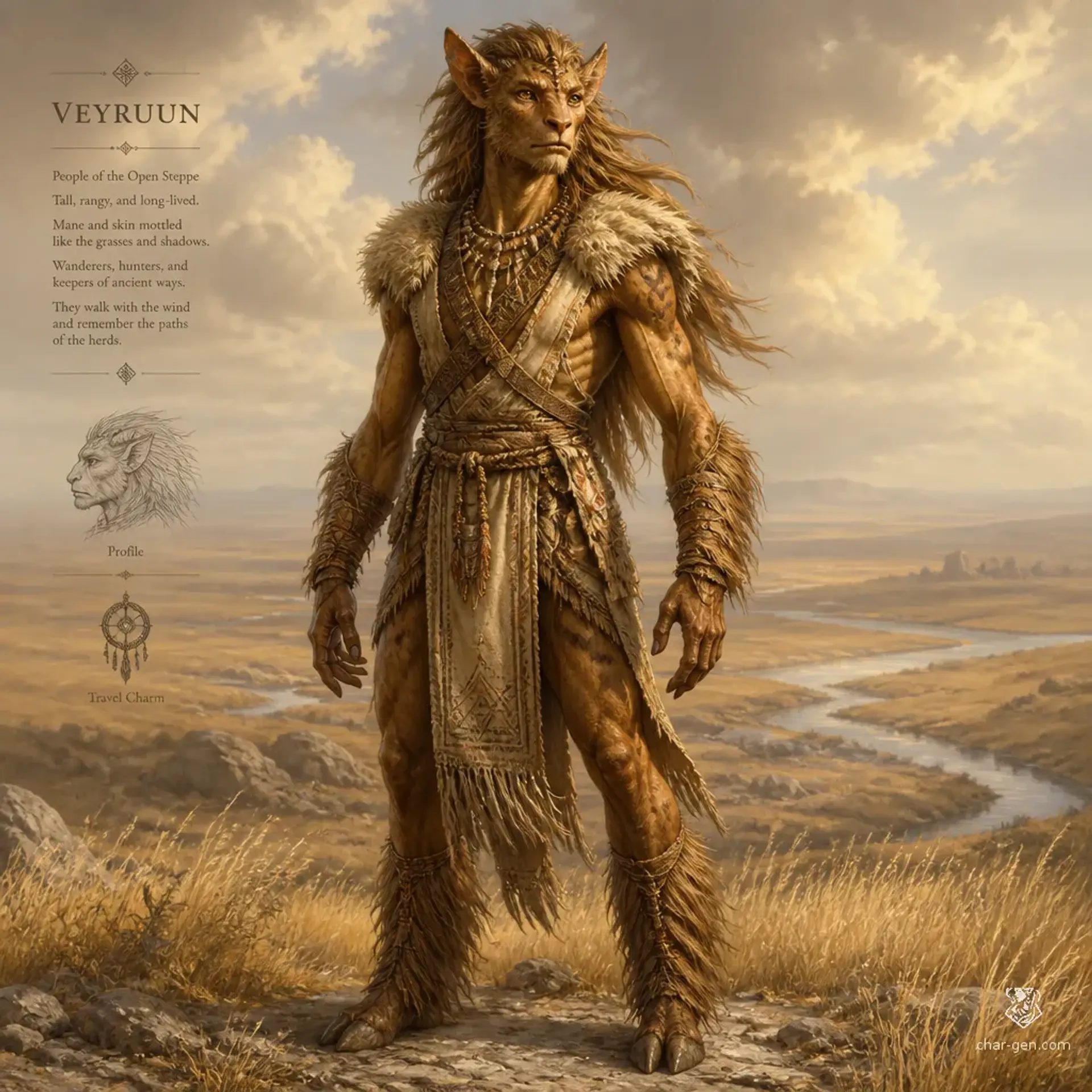 Veyruun - AI-generated fantasy Species