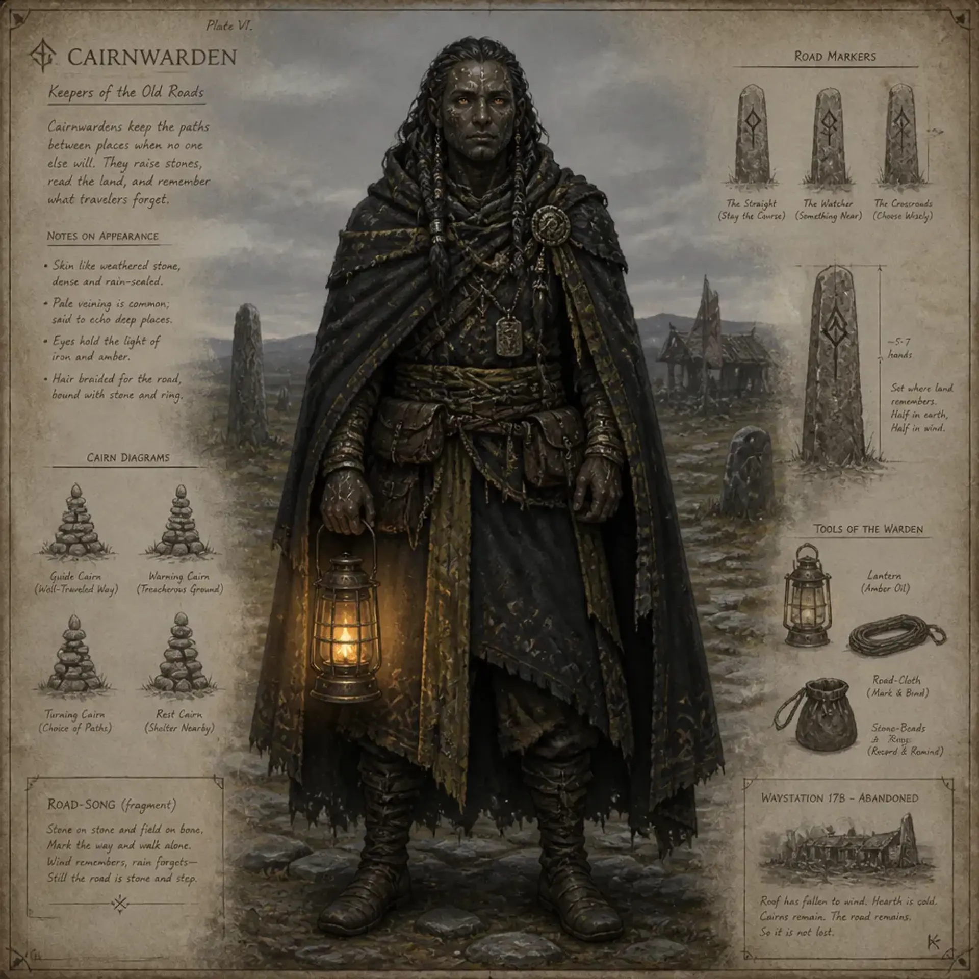 Cairnwarden - AI-generated fantasy Species