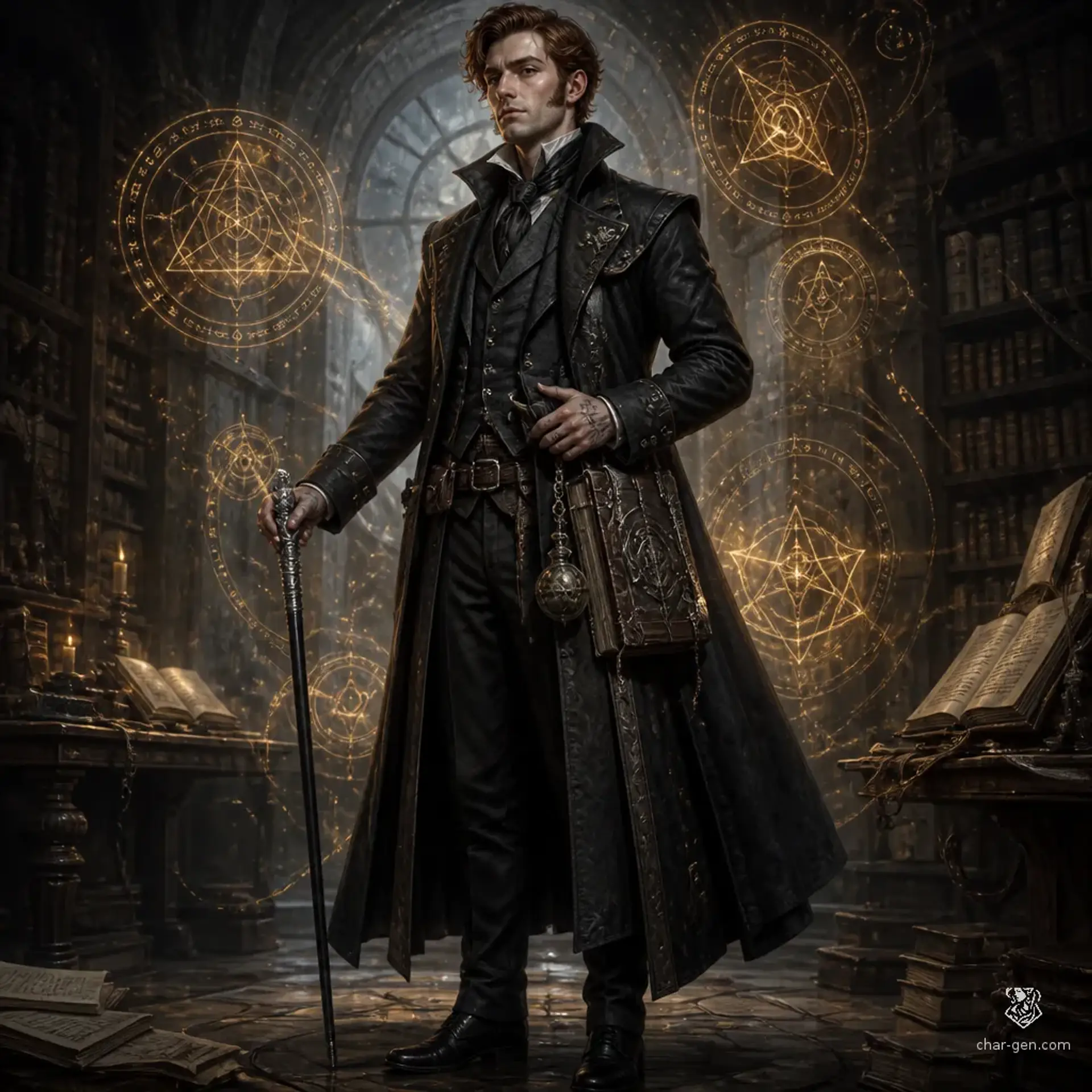 Eyvindr Finnson - AI-generated fantasy Character
