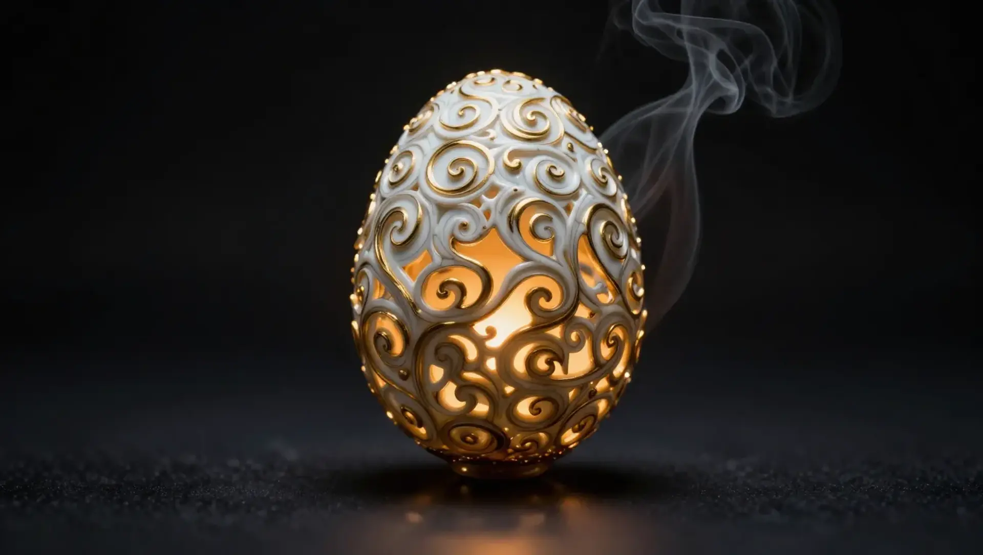 The Gilded Tea-Egg of Transmutation - AI-generated fantasy Magic Item