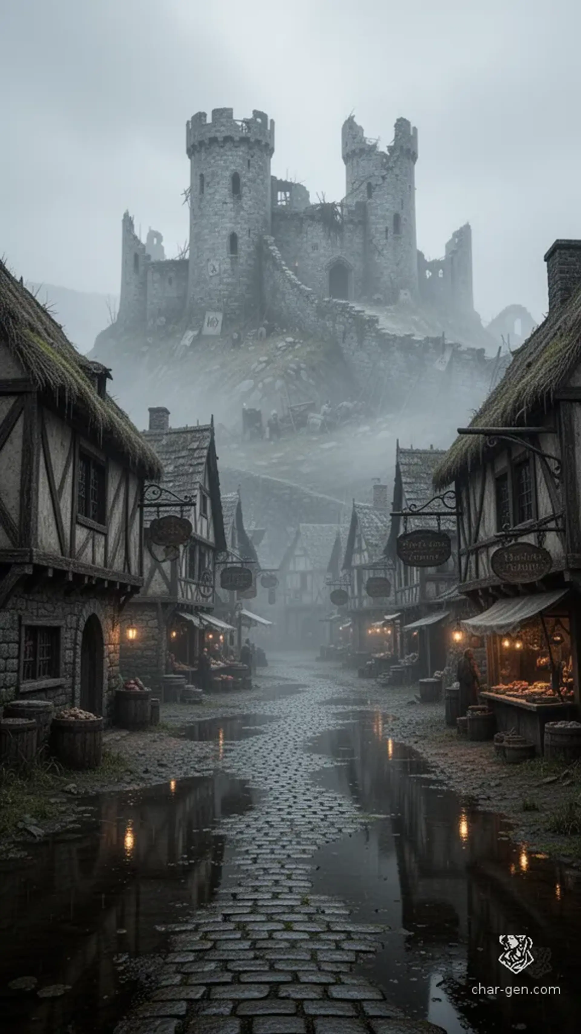 The Shrouded Dagger - AI-generated fantasy Tavern