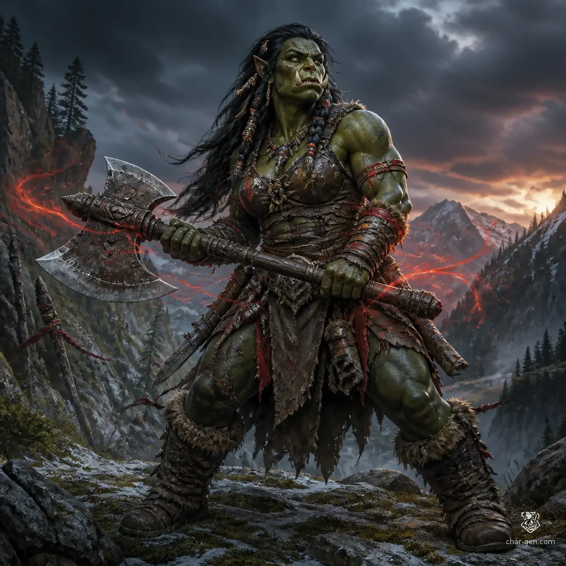 Nocc - AI-generated fantasy Character