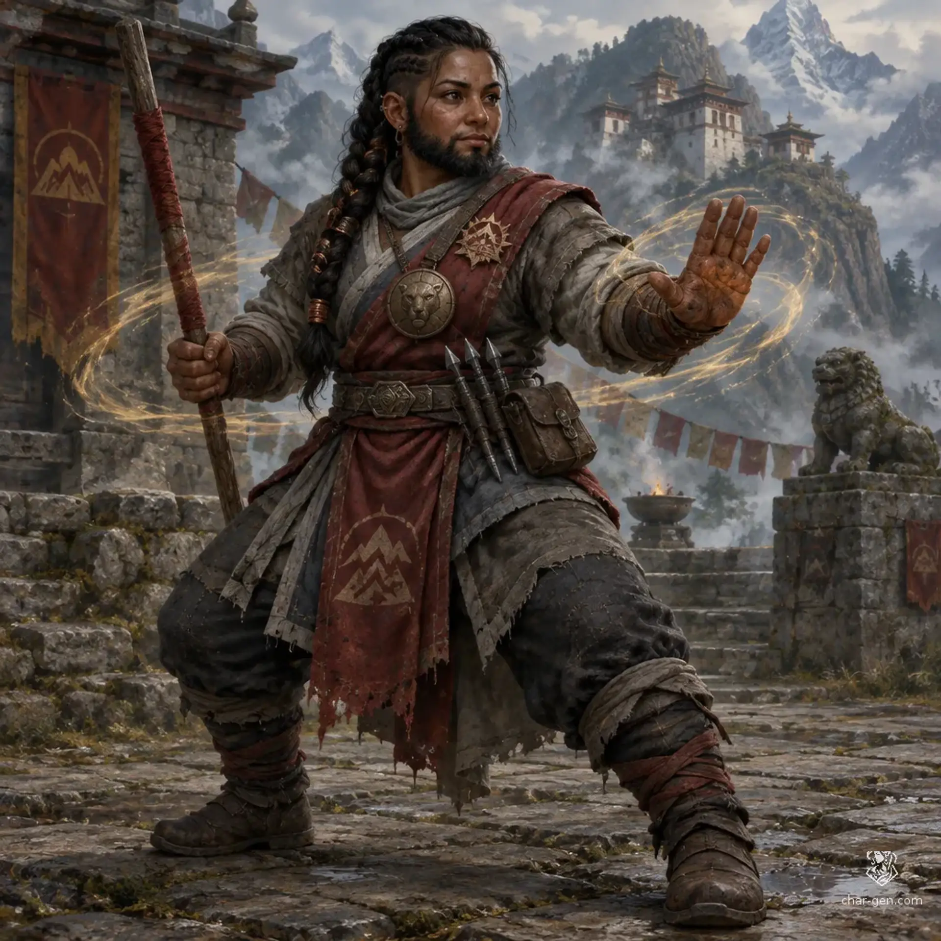 Sheshi Bakar - AI-generated fantasy Character