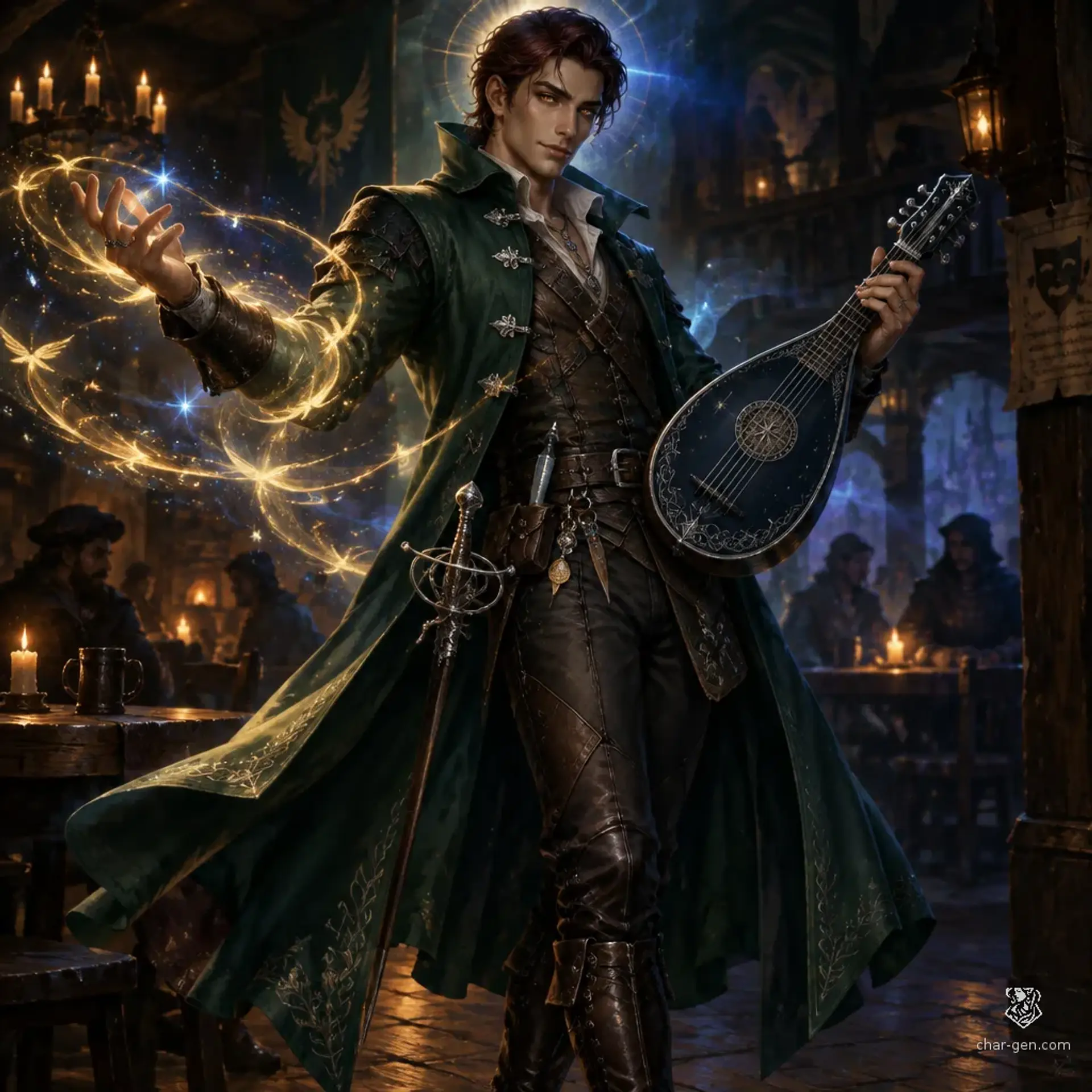 Vail - AI-generated fantasy Character