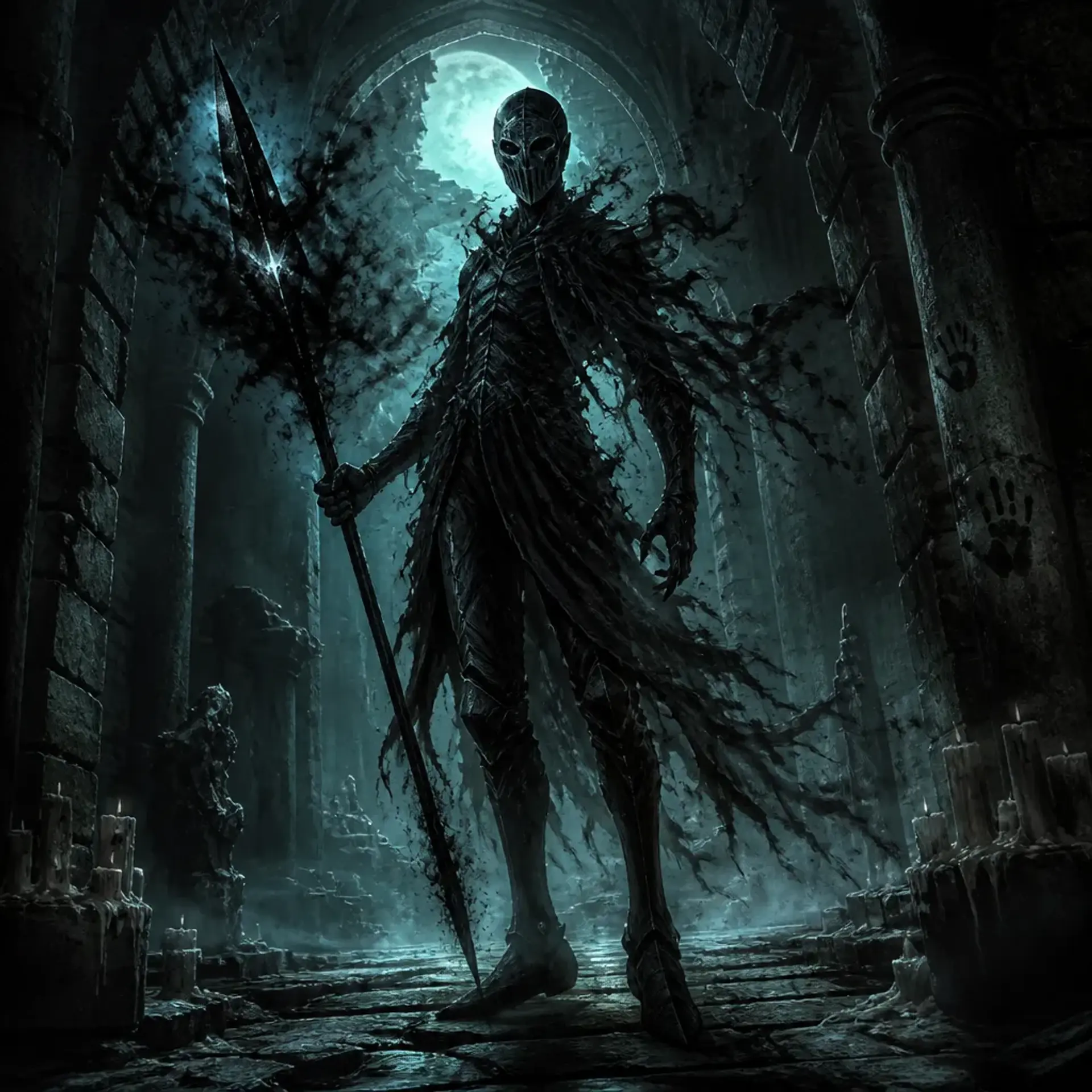 Shadowbound Sentry - AI-generated fantasy Monster