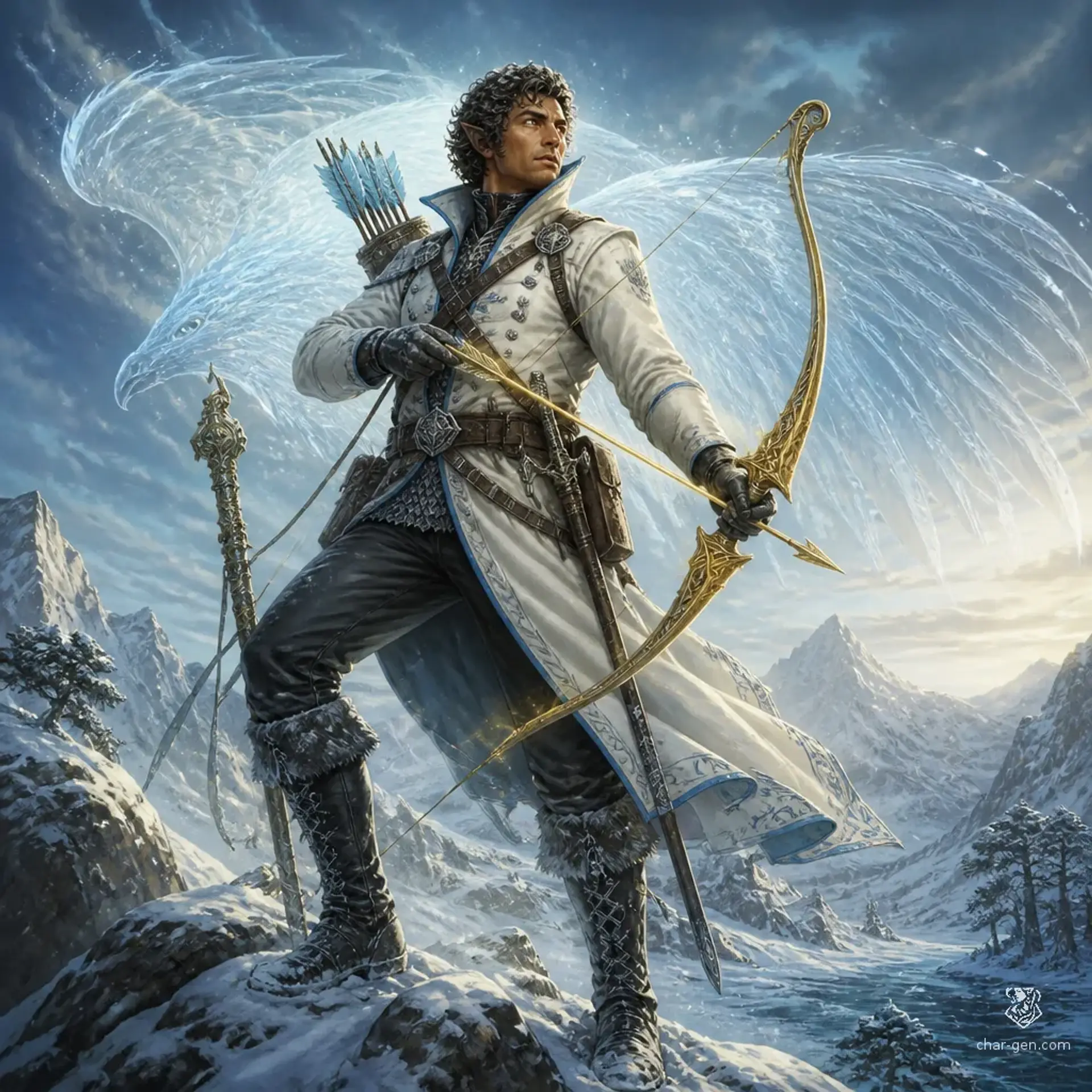 Tavik - AI-generated fantasy Character