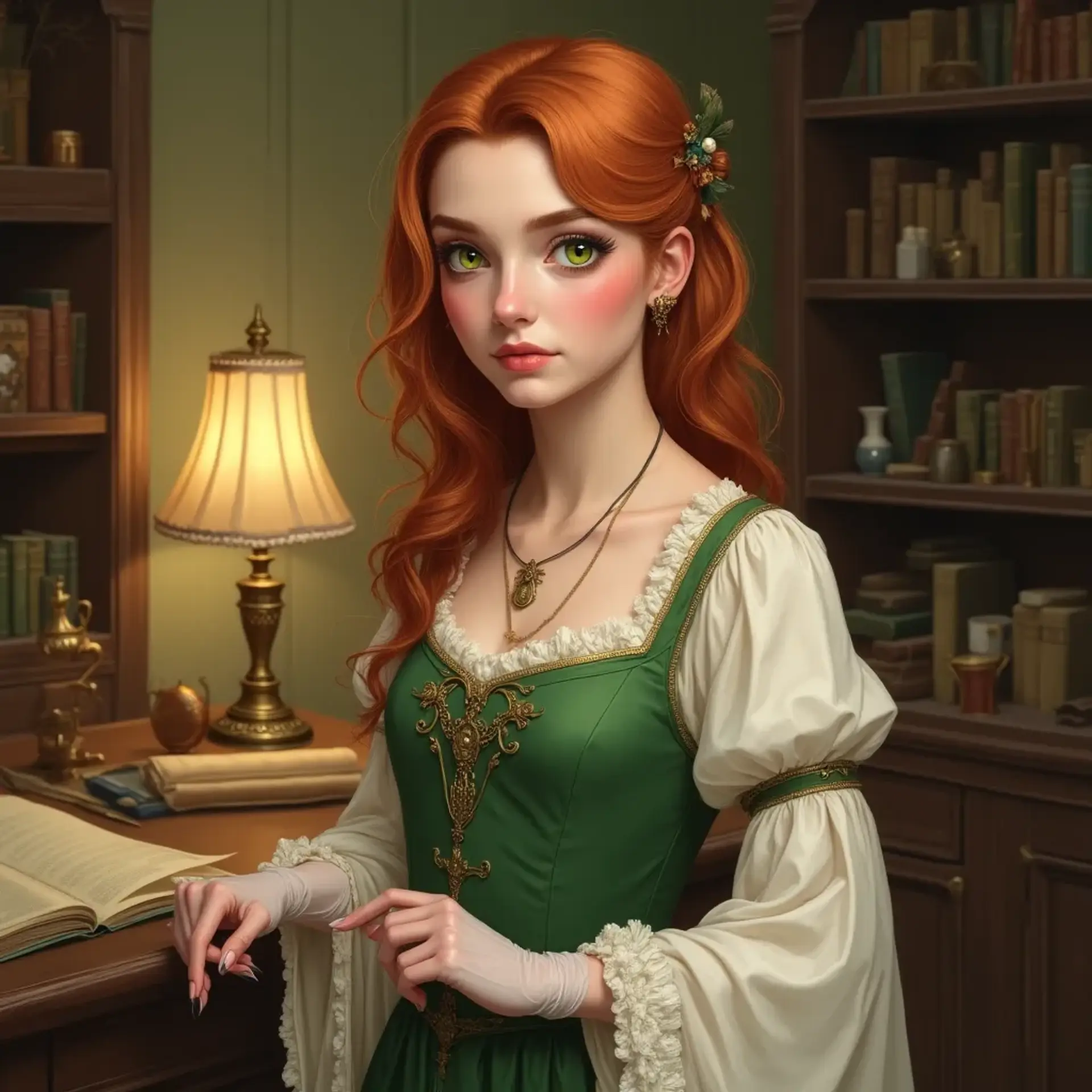 Vaela Lysandri - AI-generated fantasy NPC