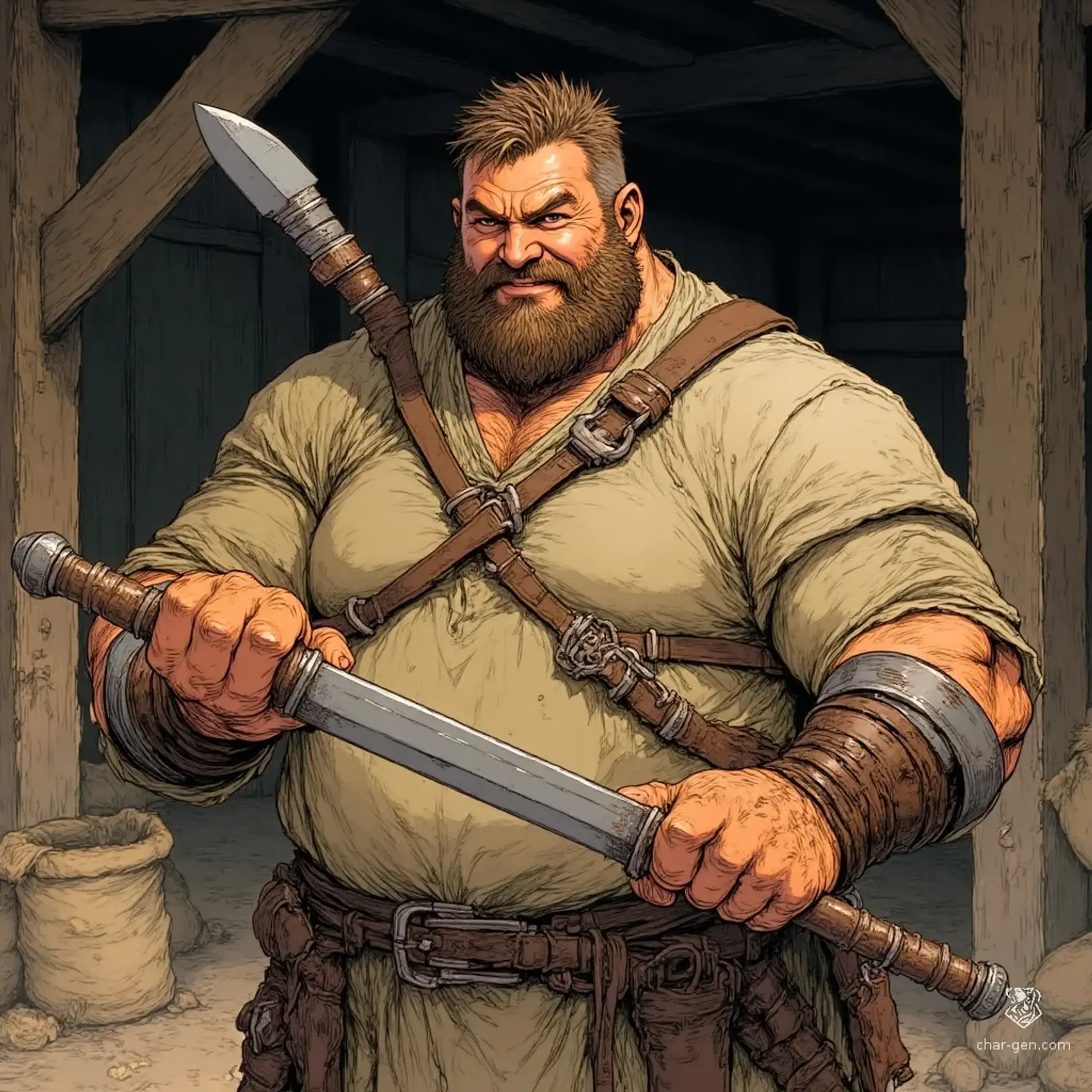 Miguel Sabella - AI-generated fantasy NPC