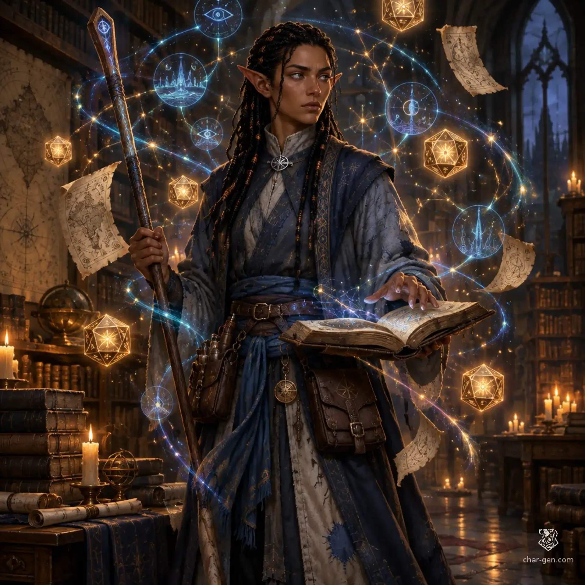 Nethrith Veynsk - AI-generated fantasy Character