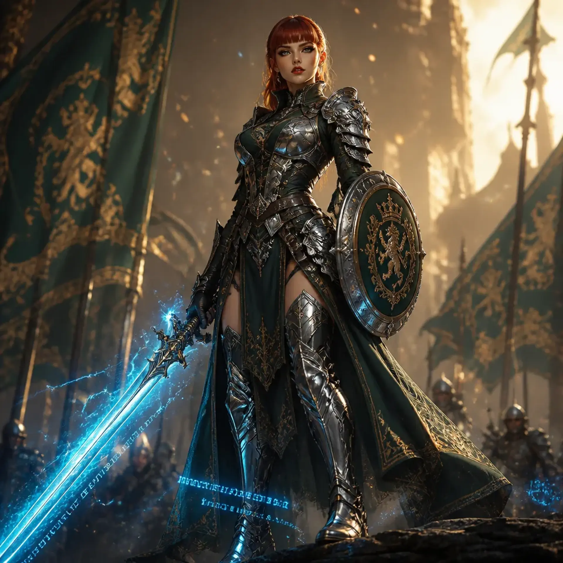 Amelia 'Sydney' Vance - AI-generated fantasy Character