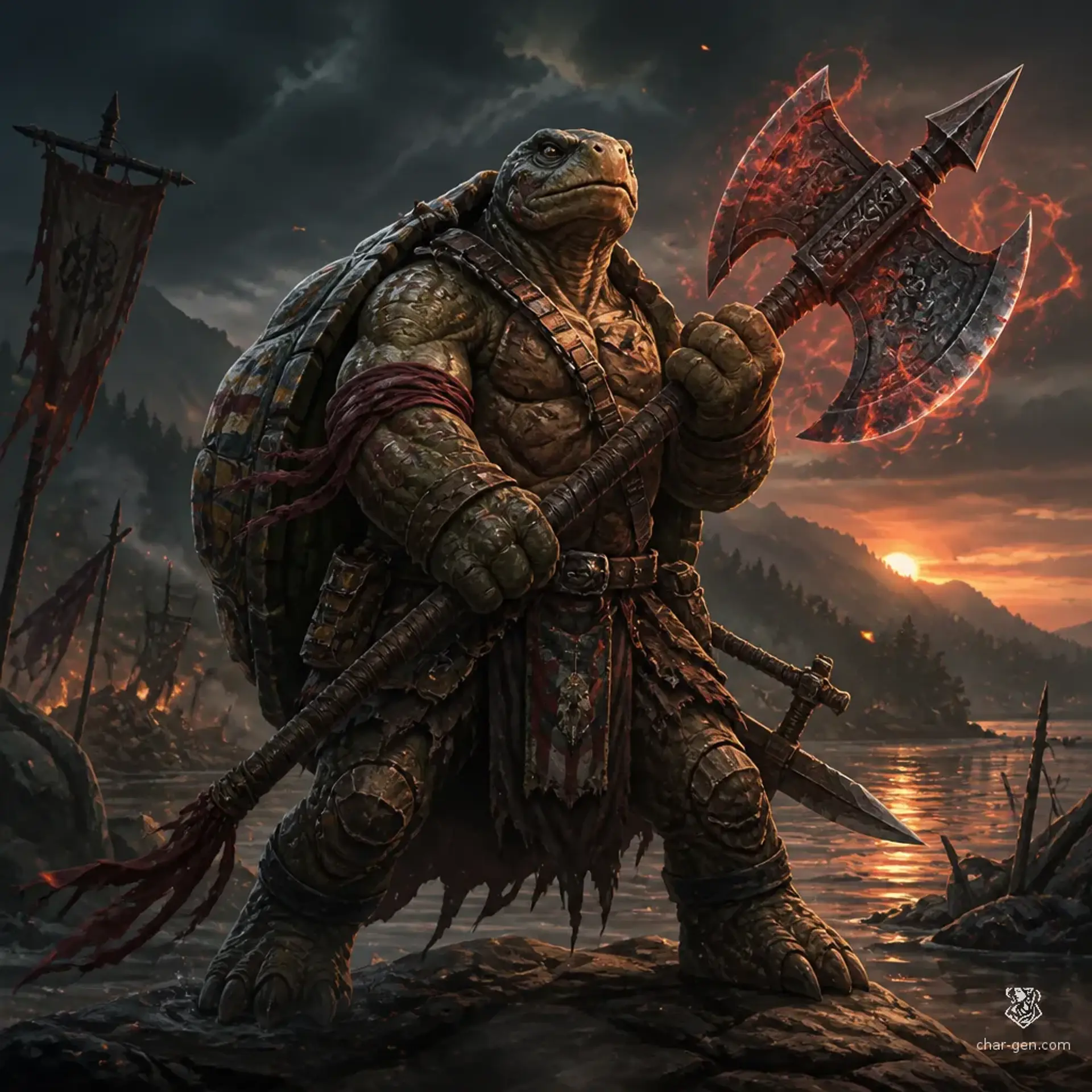 Boric - AI-generated fantasy Character