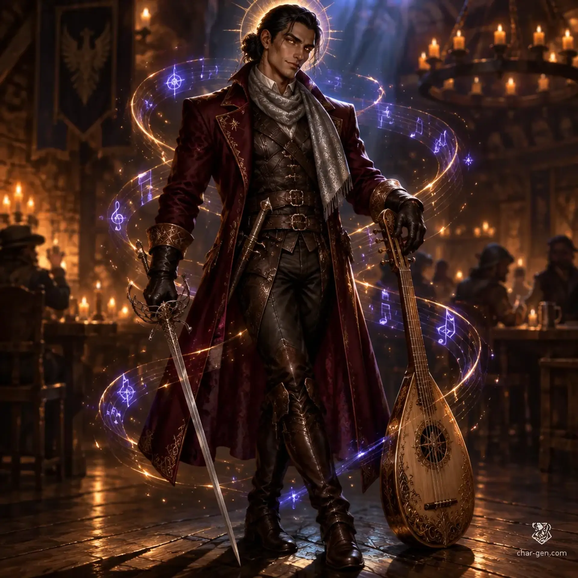 Vail - AI-generated fantasy Character