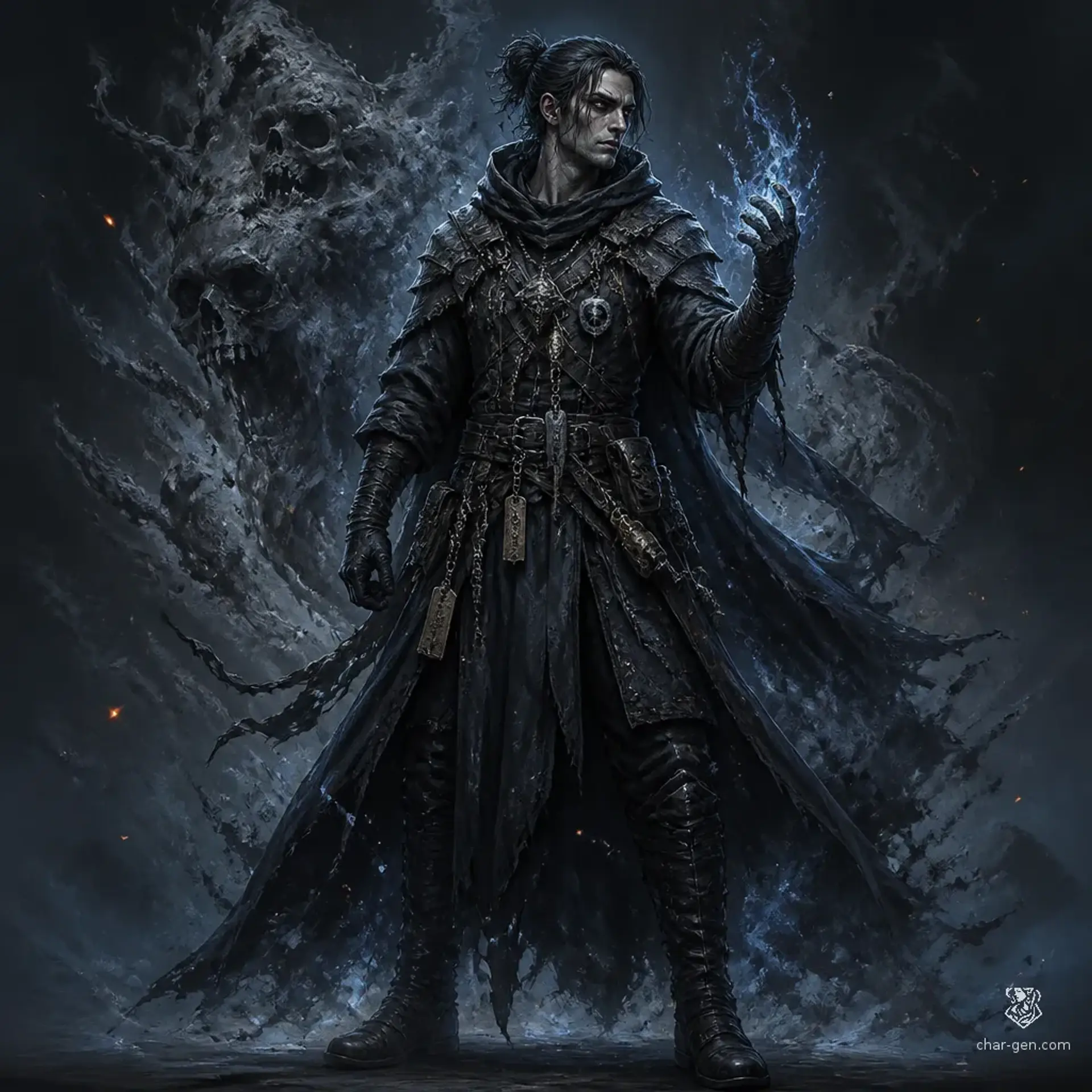 Corvin Ashvale - AI-generated fantasy Character