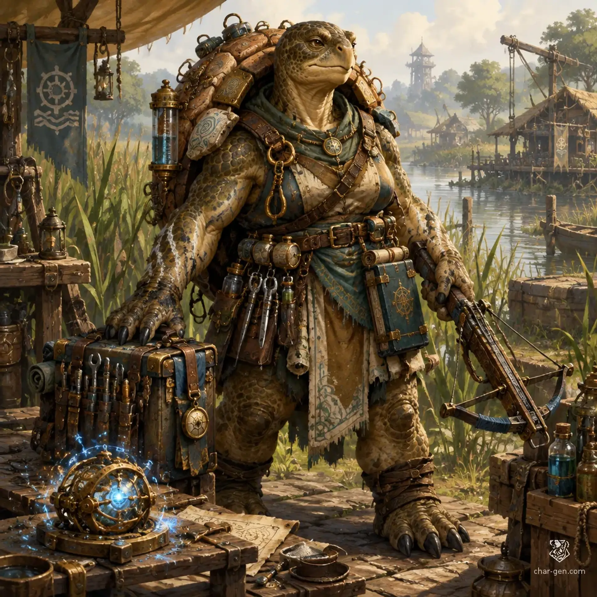 Ketzchra Veyuk - AI-generated fantasy Character