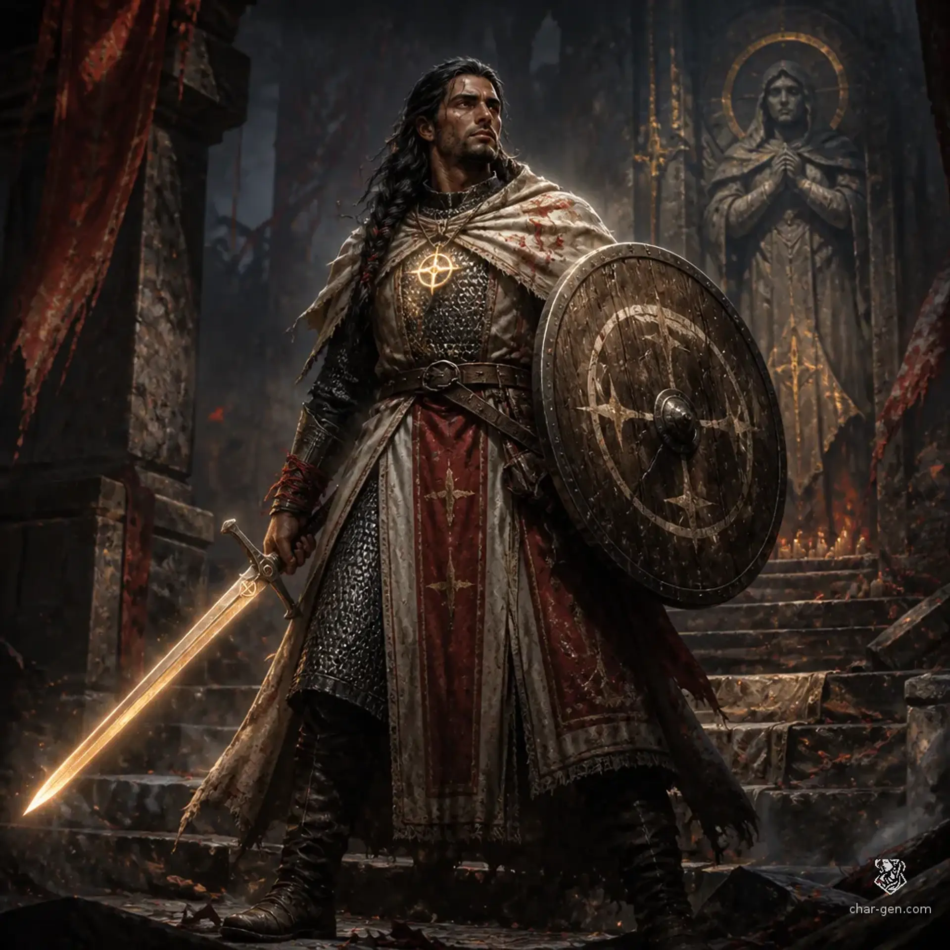 Ilario Veyamori - AI-generated fantasy Character