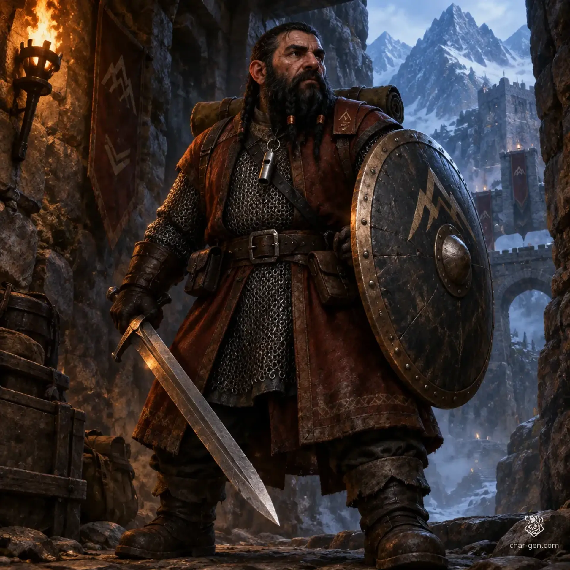 Khatik Mtembe - AI-generated fantasy Character