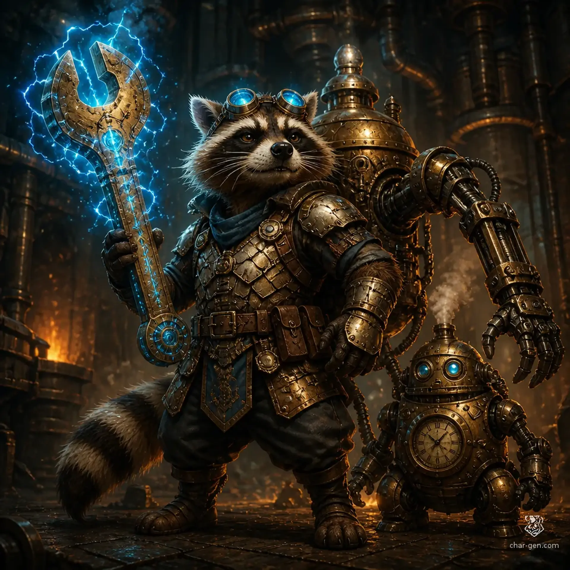 Fenleer - AI-generated fantasy Character
