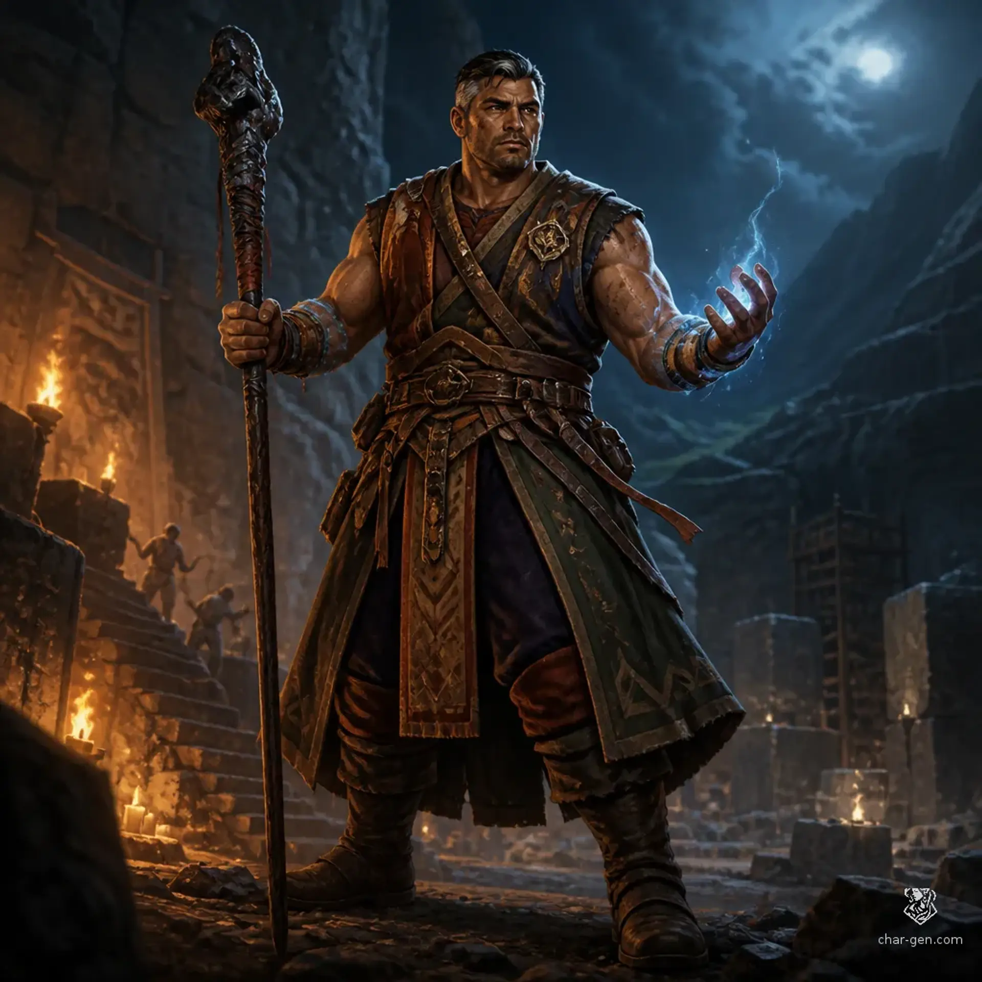 Miro Quispe - AI-generated fantasy Character