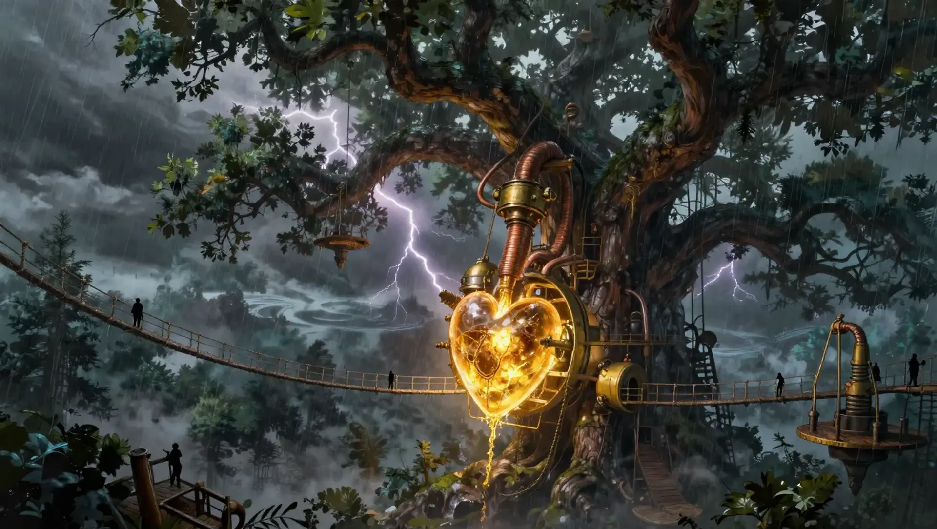 The Heart-Sap Heist - AI-generated fantasy Quest