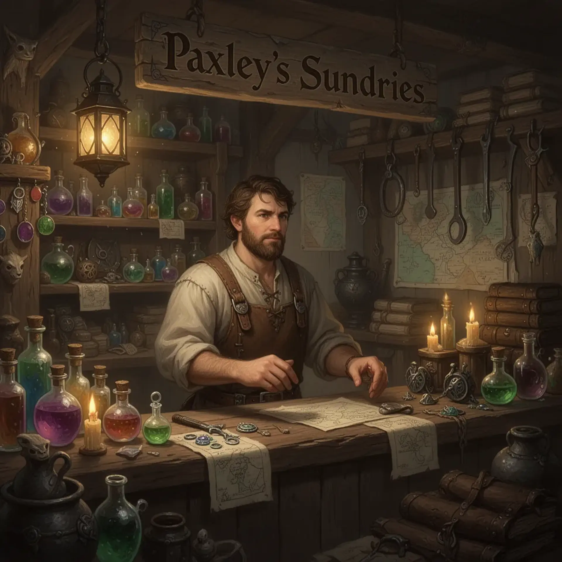 Aldren Paxley - AI-generated fantasy NPC