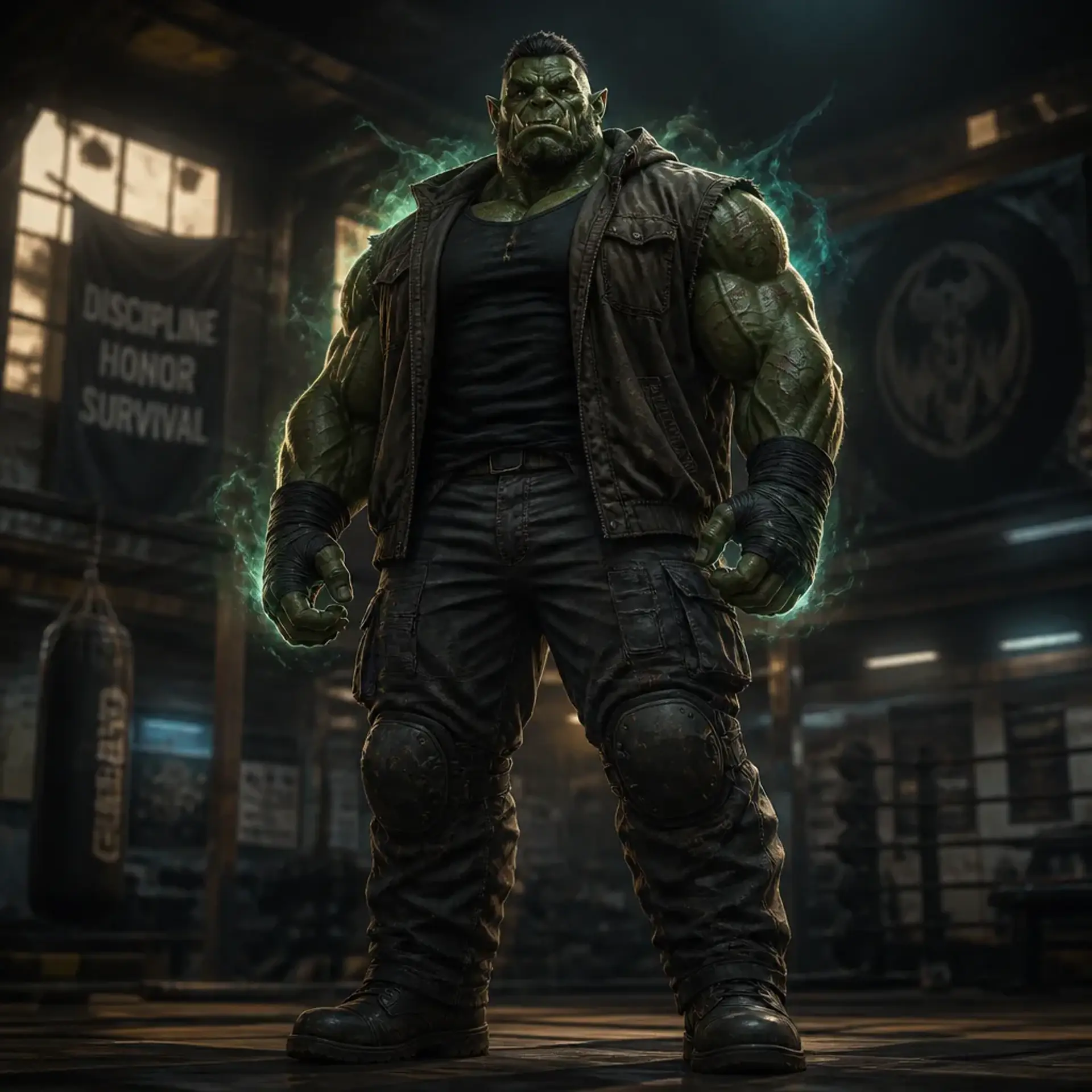 Grom Ironfist - AI-generated fantasy Character