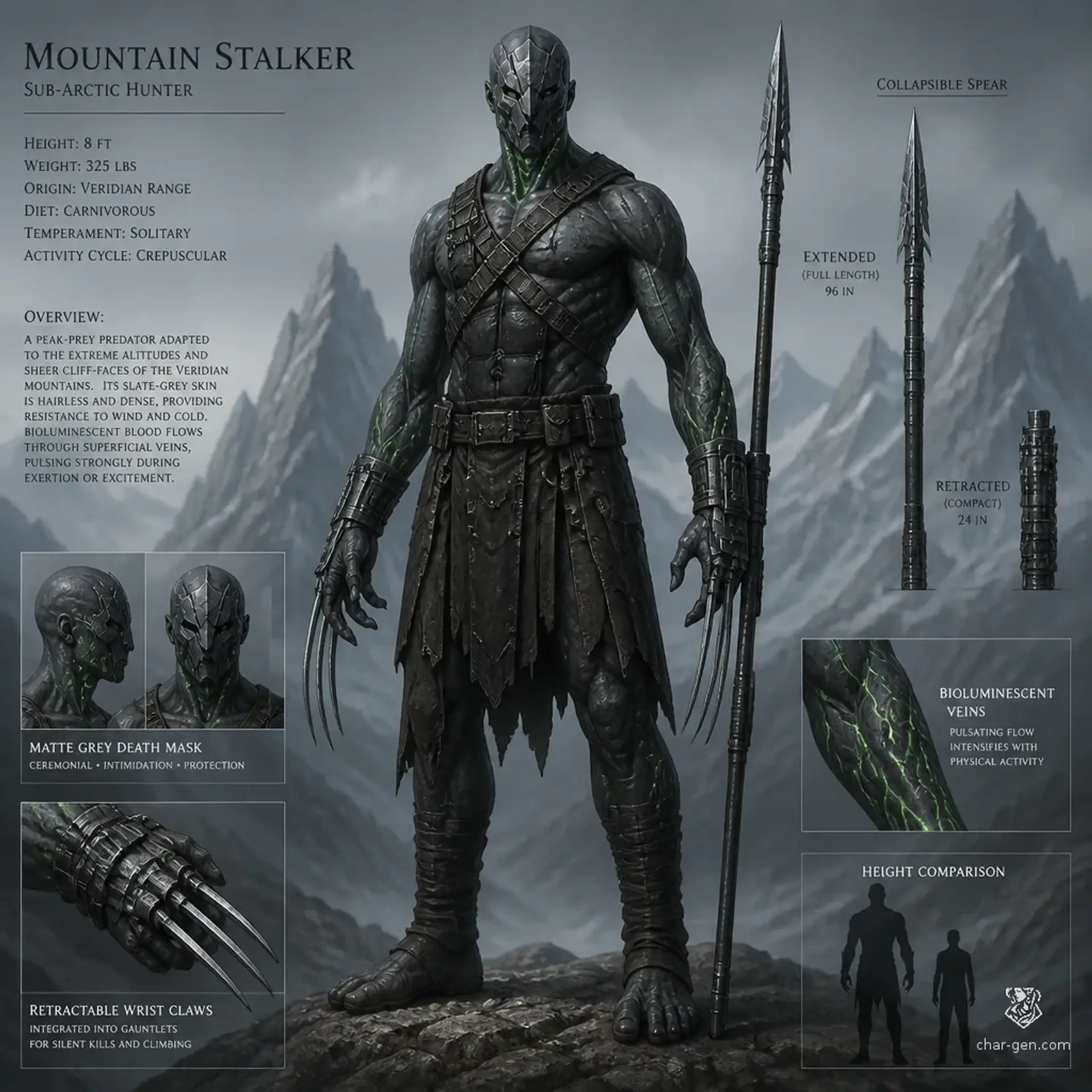 Grakul-Kahn - AI-generated fantasy Species