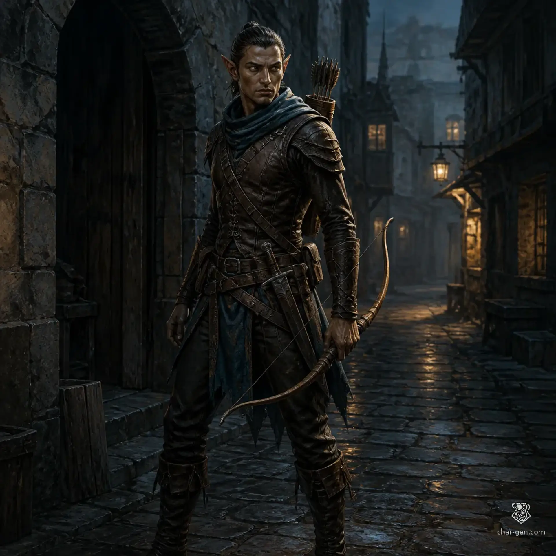 Malkó Zembere - AI-generated fantasy Character