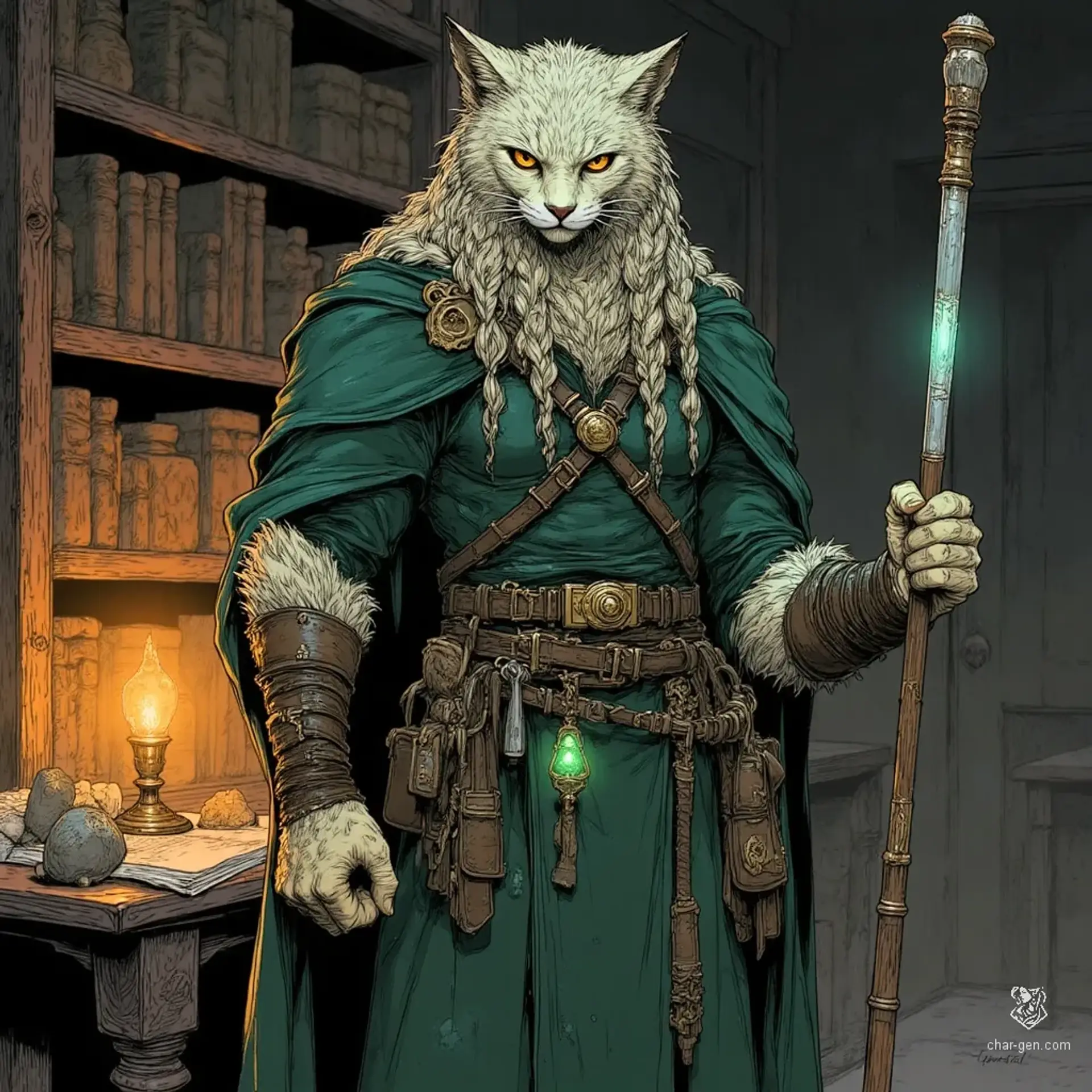 Dr. Xarra Vellithar - AI-generated fantasy NPC