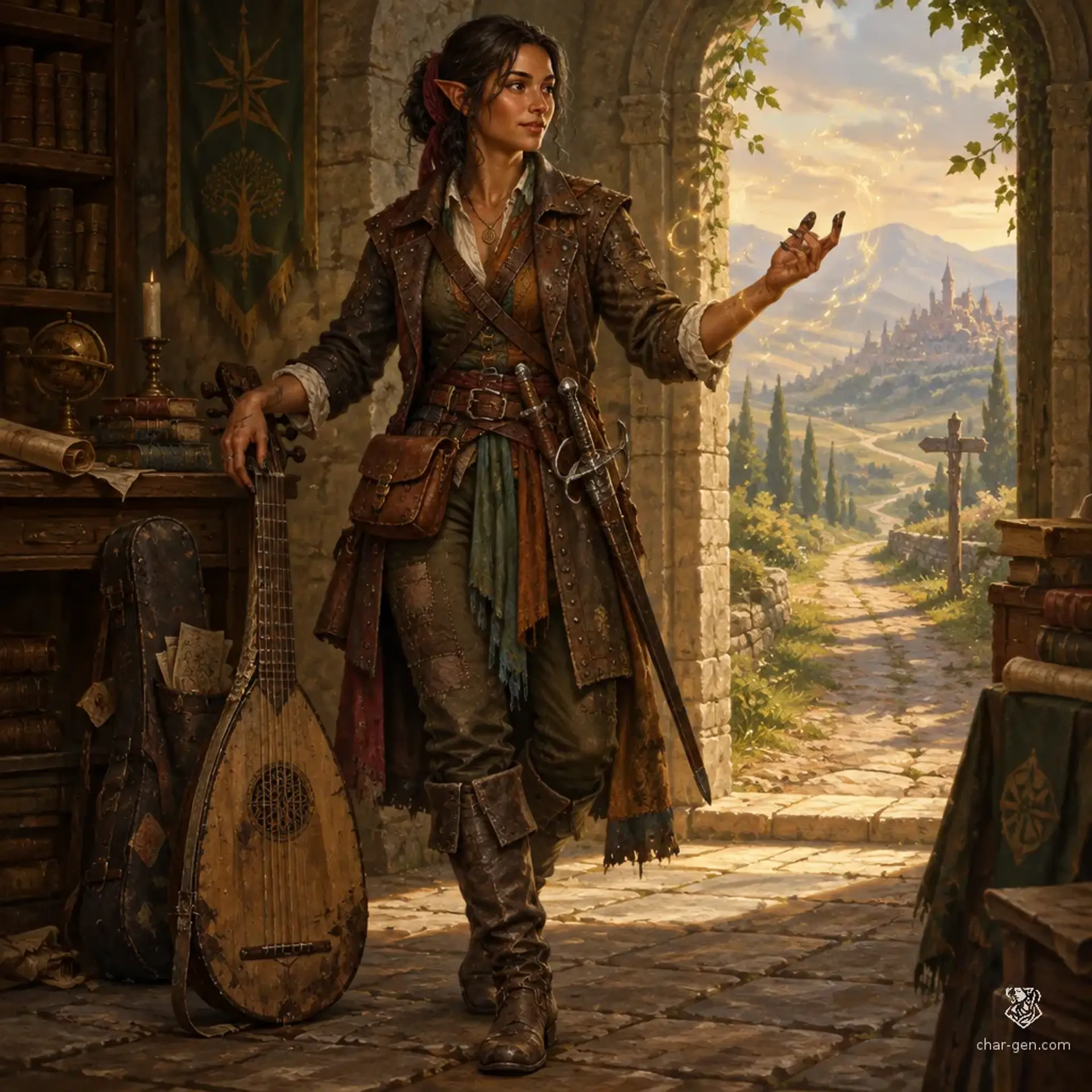 Liska - AI-generated fantasy Character