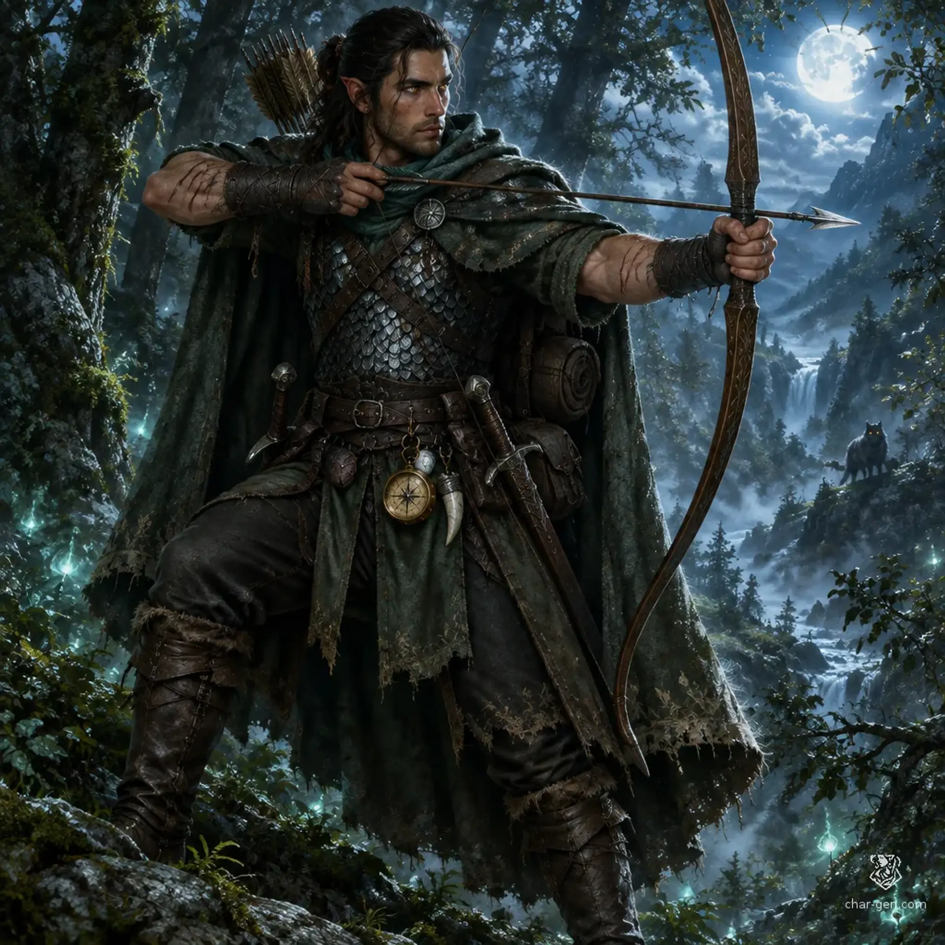 Erlin - AI-generated fantasy Character